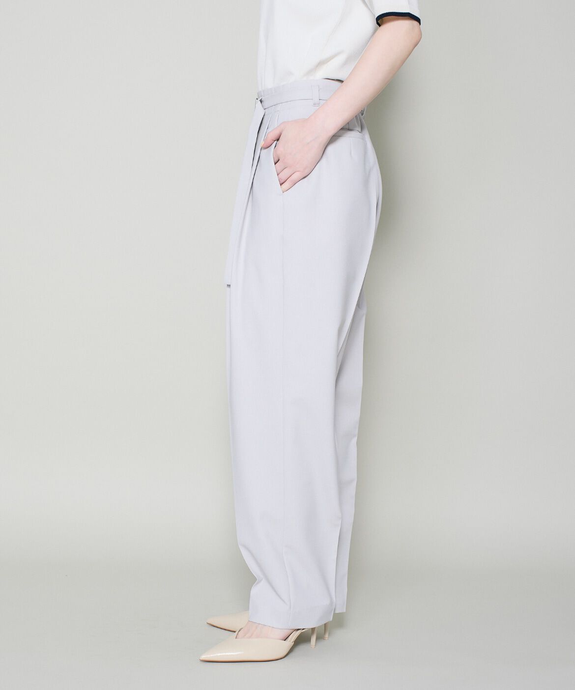 DAY by DAY it&rsquo;s international「ドライツイストベルト付きタックパンツ」|その他|