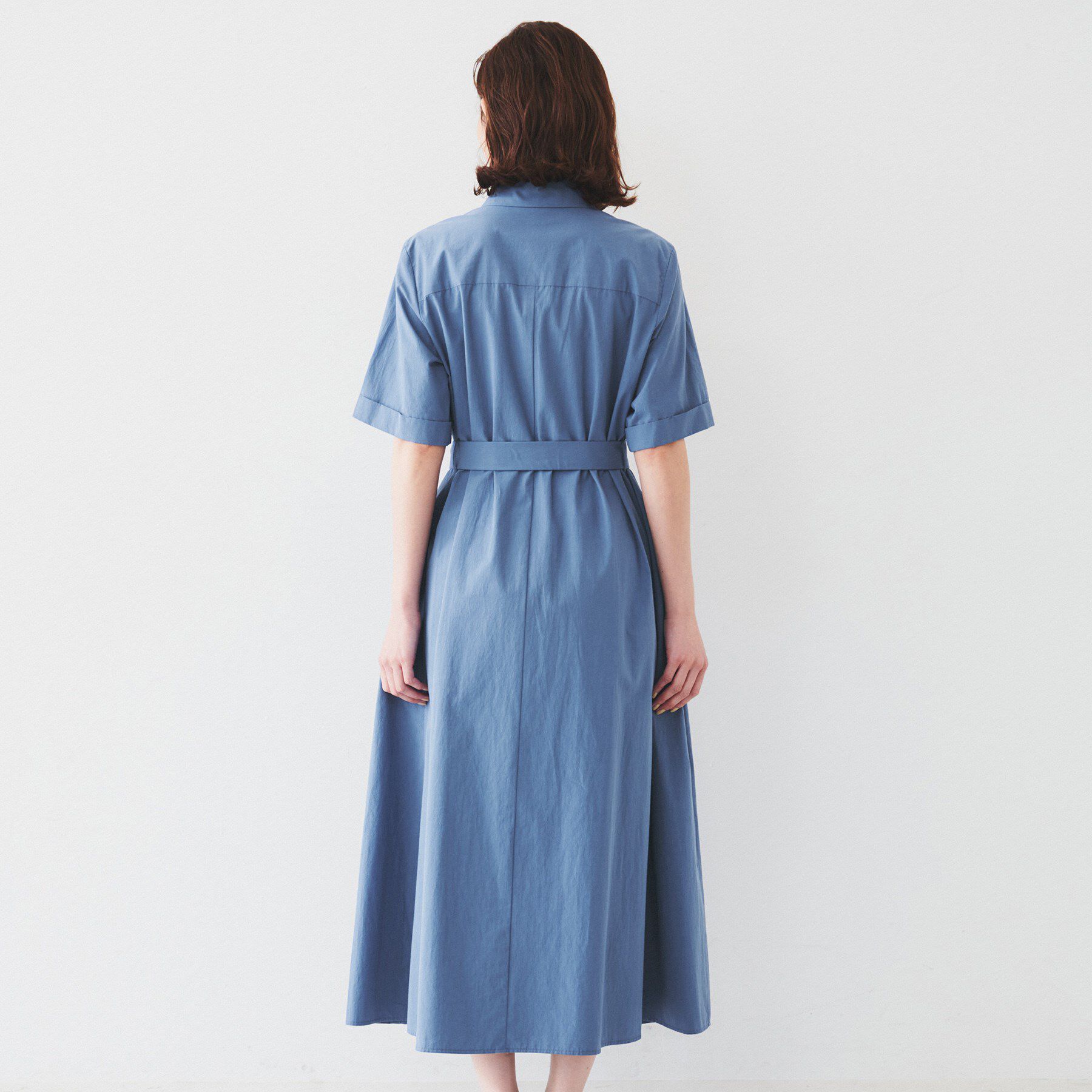 UNTITLED「【コットン100／前開き／夏ワンピ】ロングシャツワンピース」|ワンピース|