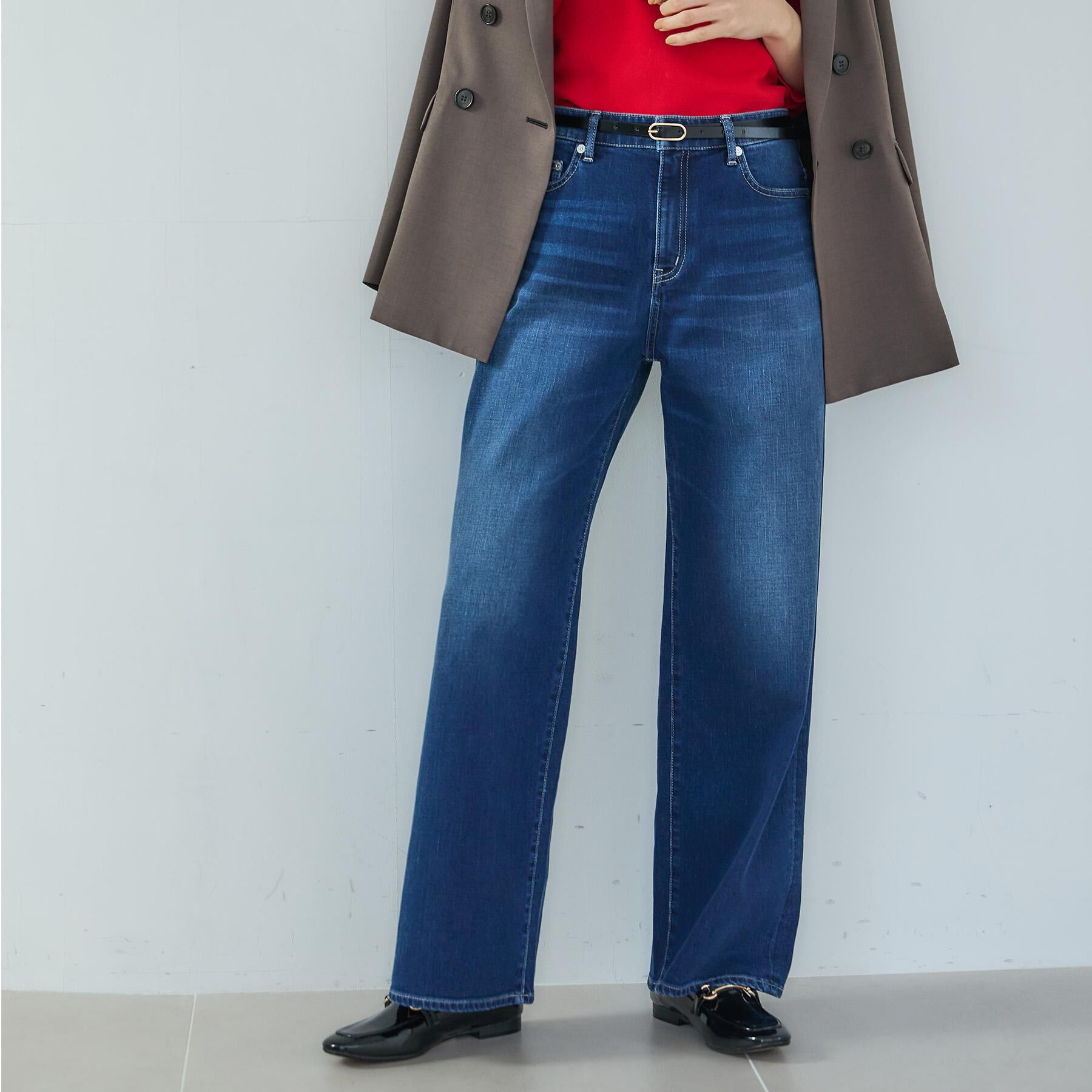 UNTITLED「【新作デニム/快適に美シルエット見せ】MAKE&times;DENIM WIDE」|デニム|