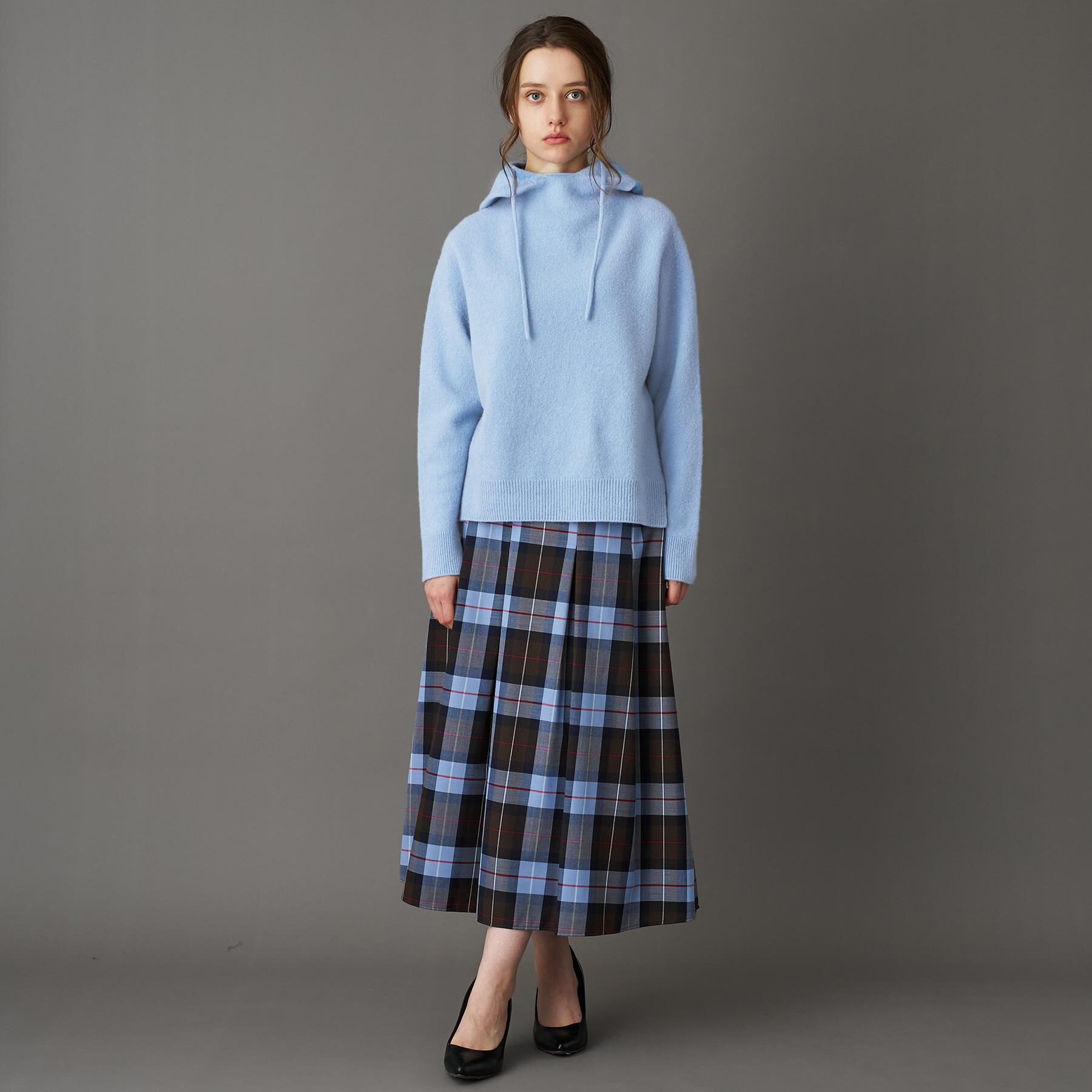 DRESSTERIOR「カシミヤブレンドフードニット」|ニット・セーター|