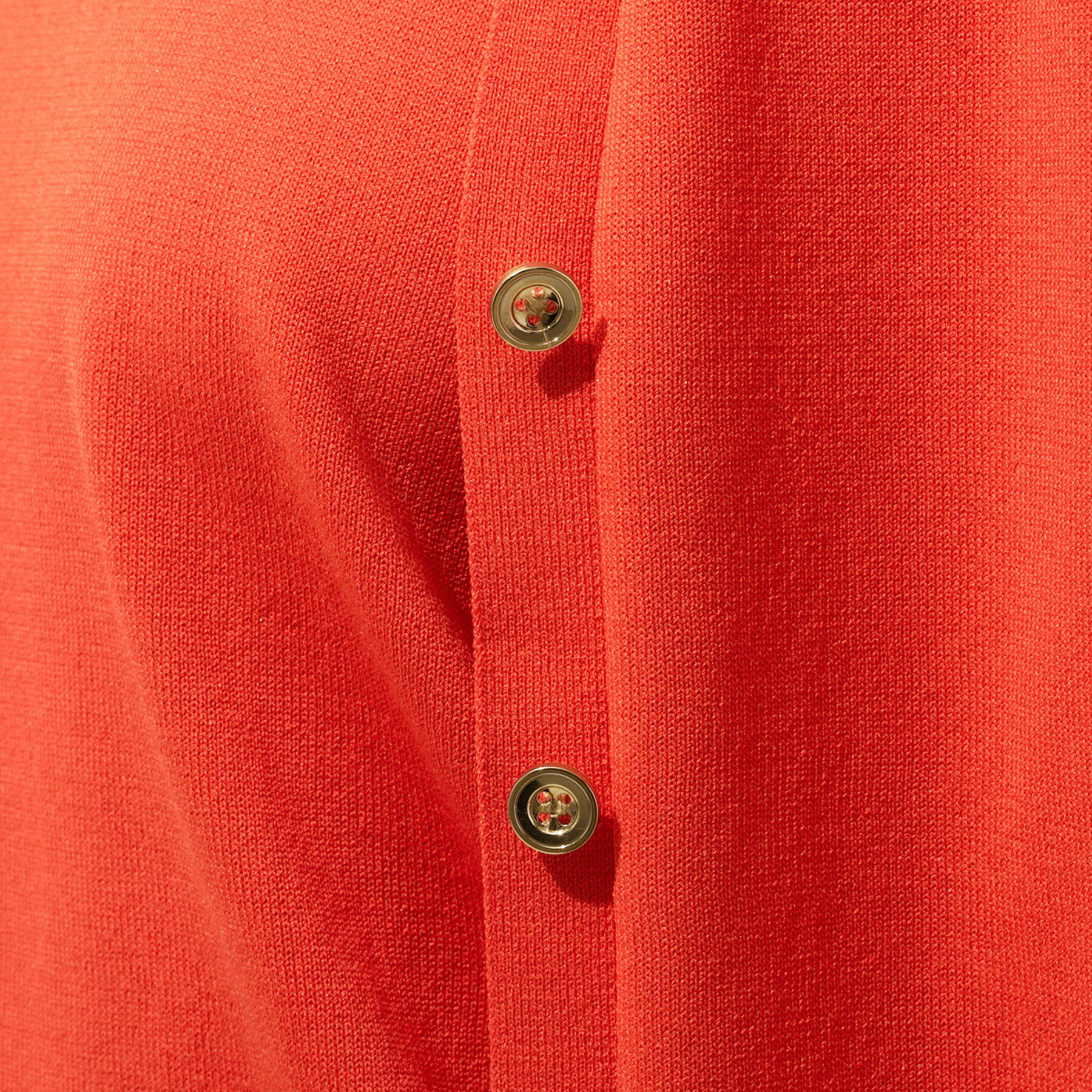 INDIVI「【UVケア/接触冷感／アンサンブル】衿あきカーディガン＆パフスリーブニット」|ニット・セーター|