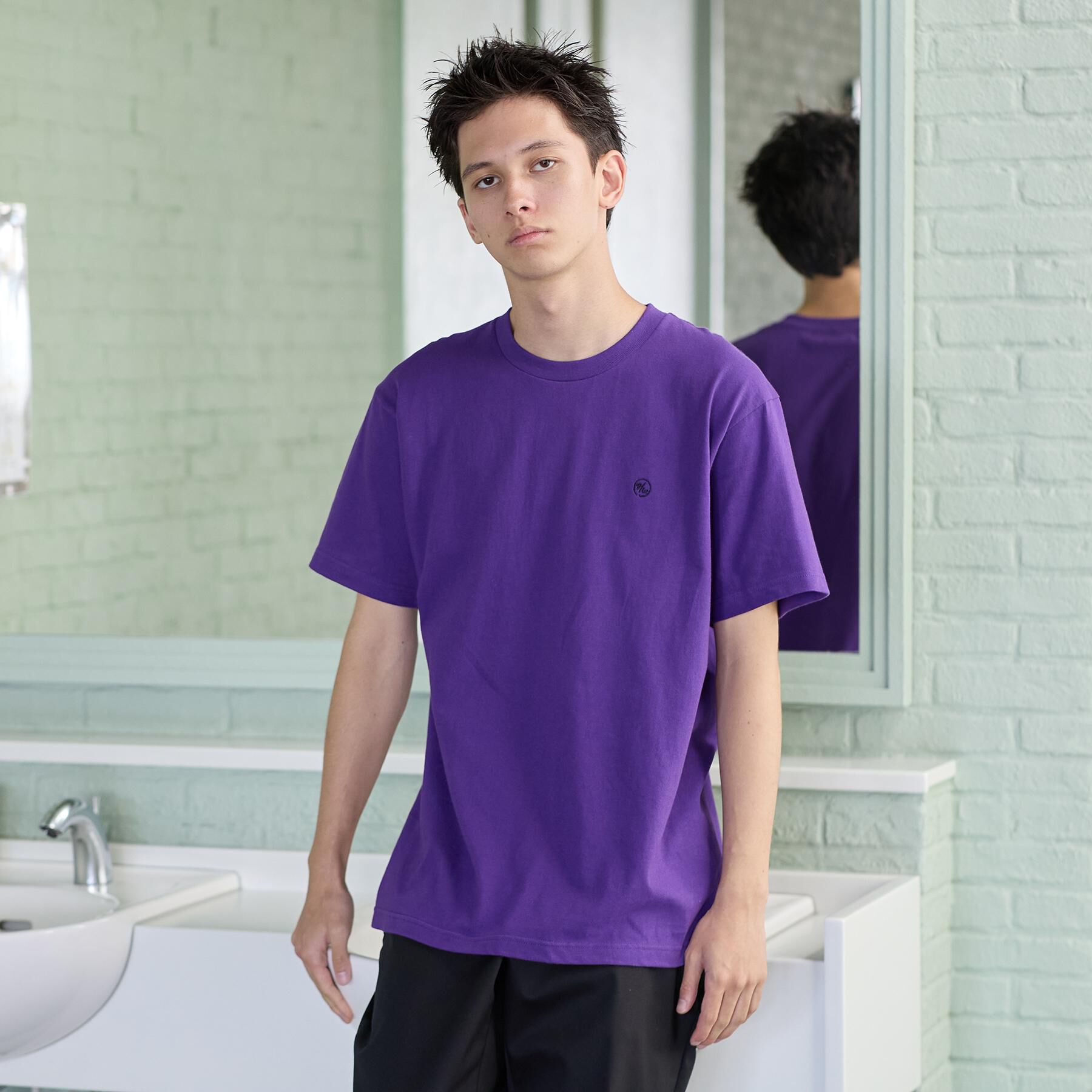 TAKEO KIKUCHI「【LIMITED】10colors ワンポイントロゴTシャツ」|Tシャツ・カットソー|