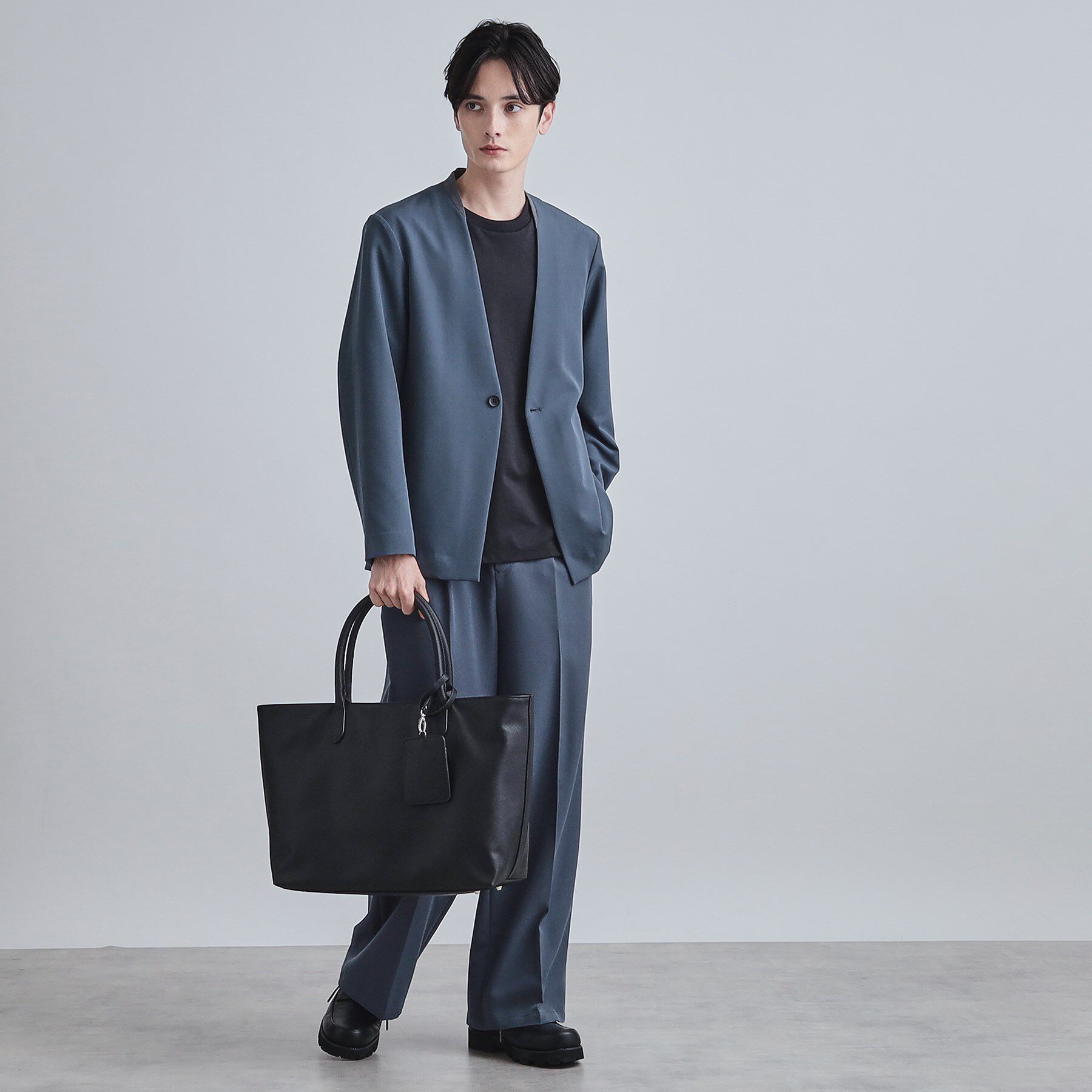 tk.TAKEO KIKUCHI「レザー調トートバッグ」|トートバッグ|