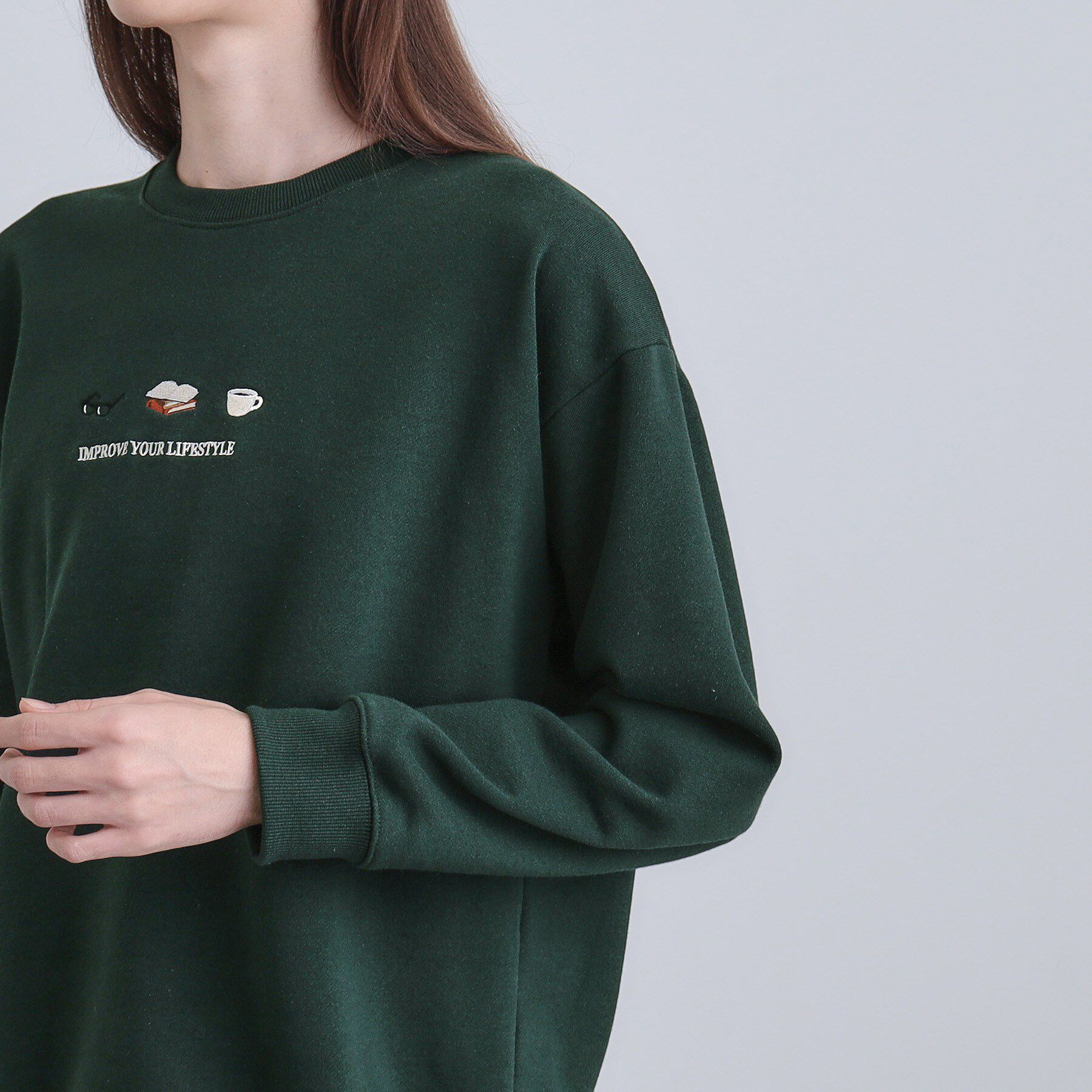 tk.TAKEO KIKUCHI「スリーアイテム刺繍スウェット」|パーカー|