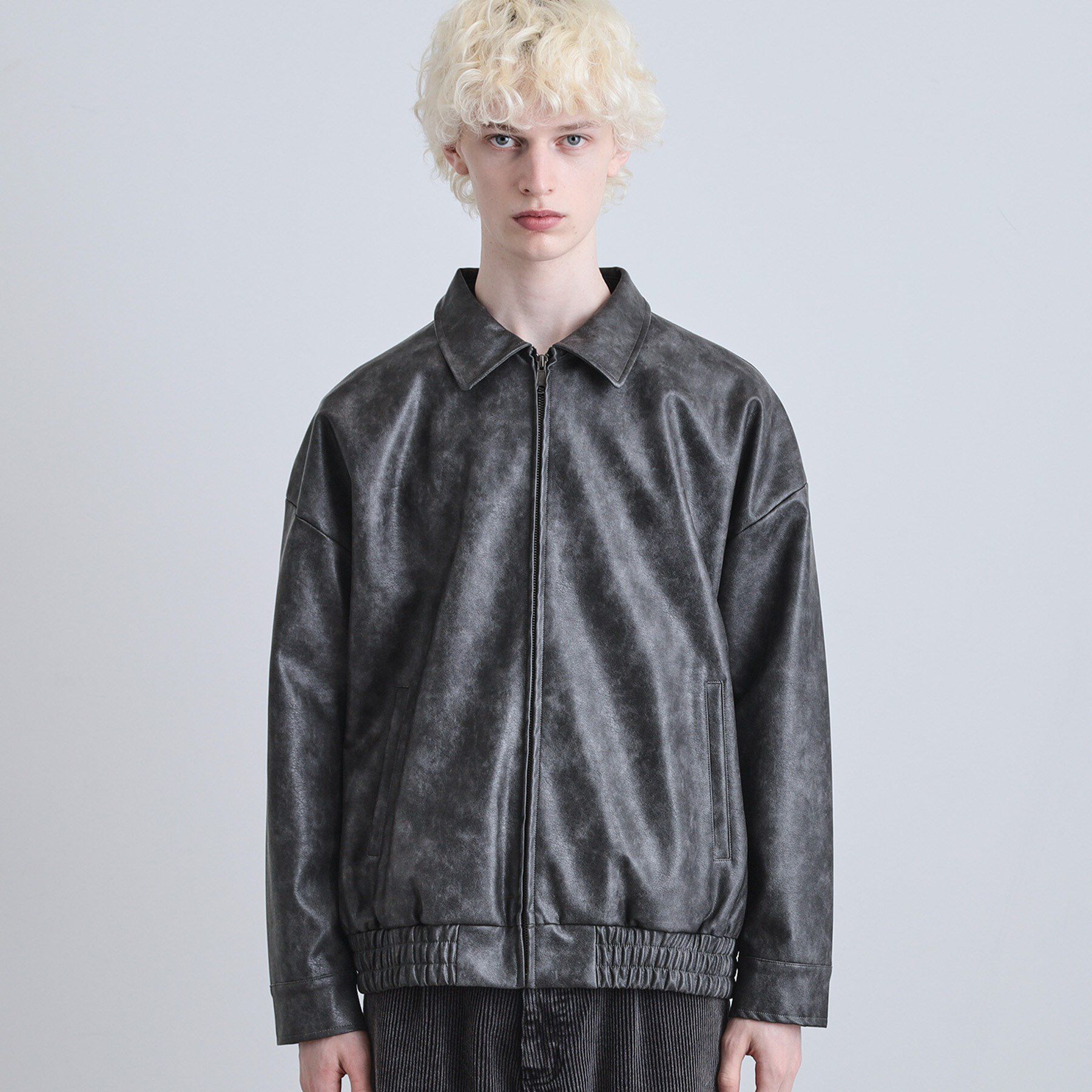 tk.TAKEO KIKUCHI「ヴィンテージライクドロップショルダージップブルゾン」|ブルゾン・スタジャン|