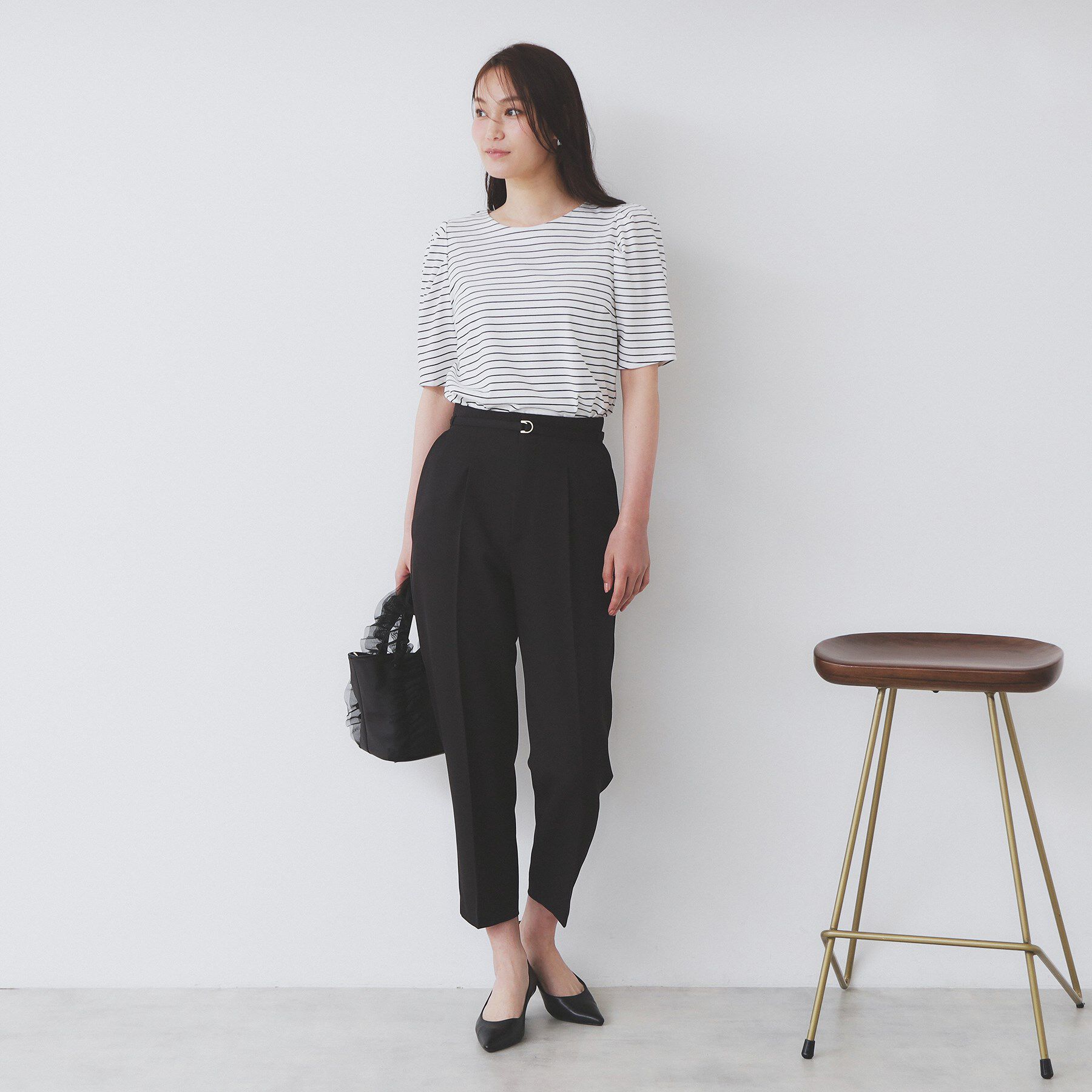 index「《7色展開/XS-LLサイズ》多機能タックスリーブトップス【汗ジミ防止/吸水速乾/接触冷感/UVケア」|Tシャツ・カットソー|