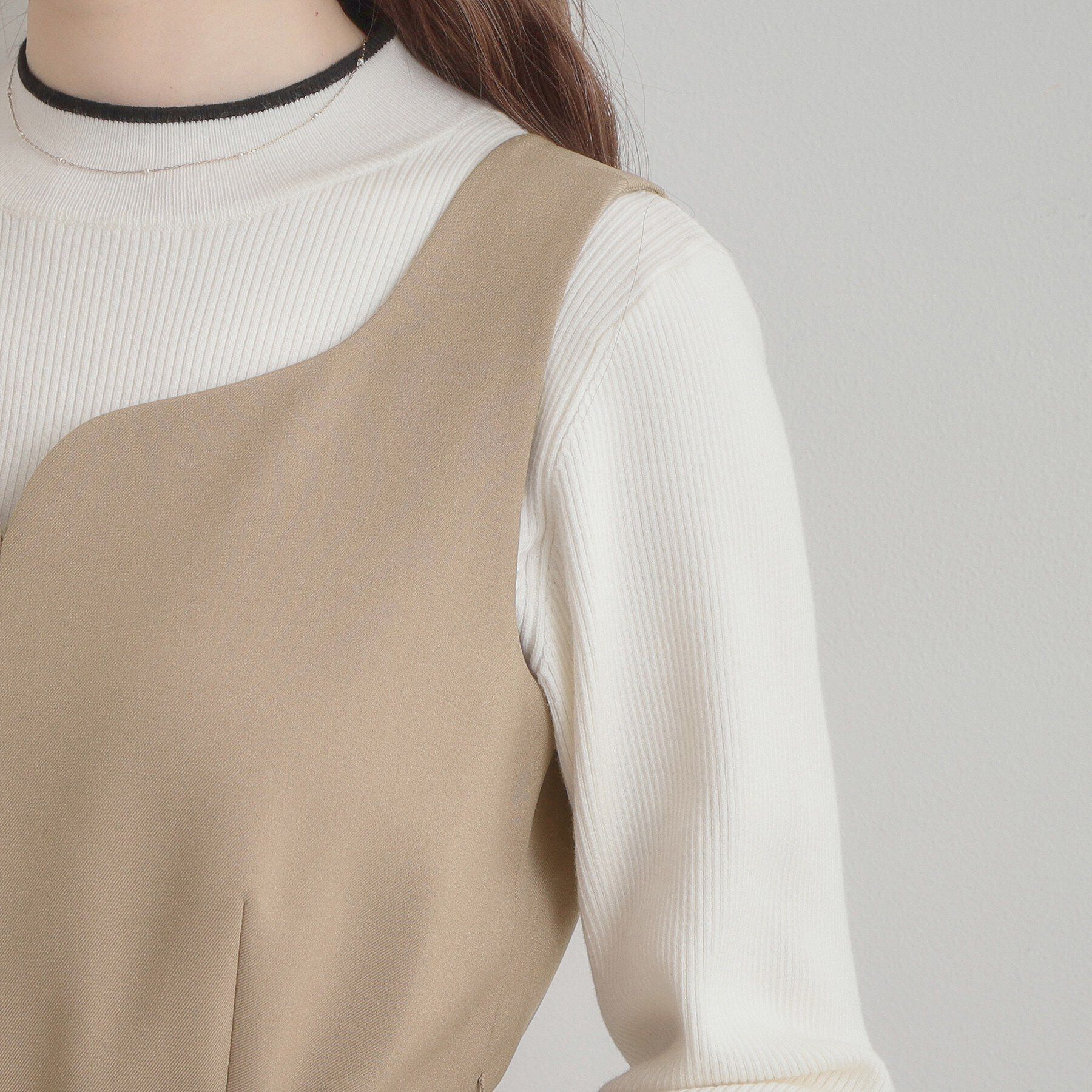 Couture broach「【洗える・ハレの日・通勤】ハートネック フレアージャンスカ」|ワンピース|