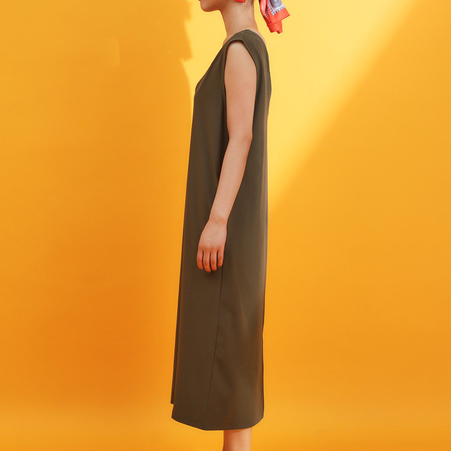 THE SHOP TK「【mizugiwa/ラッシュガード】Vネックジャンスカ/セットアップ可/接触冷感/UVケア/洗濯機O」|ワンピース|