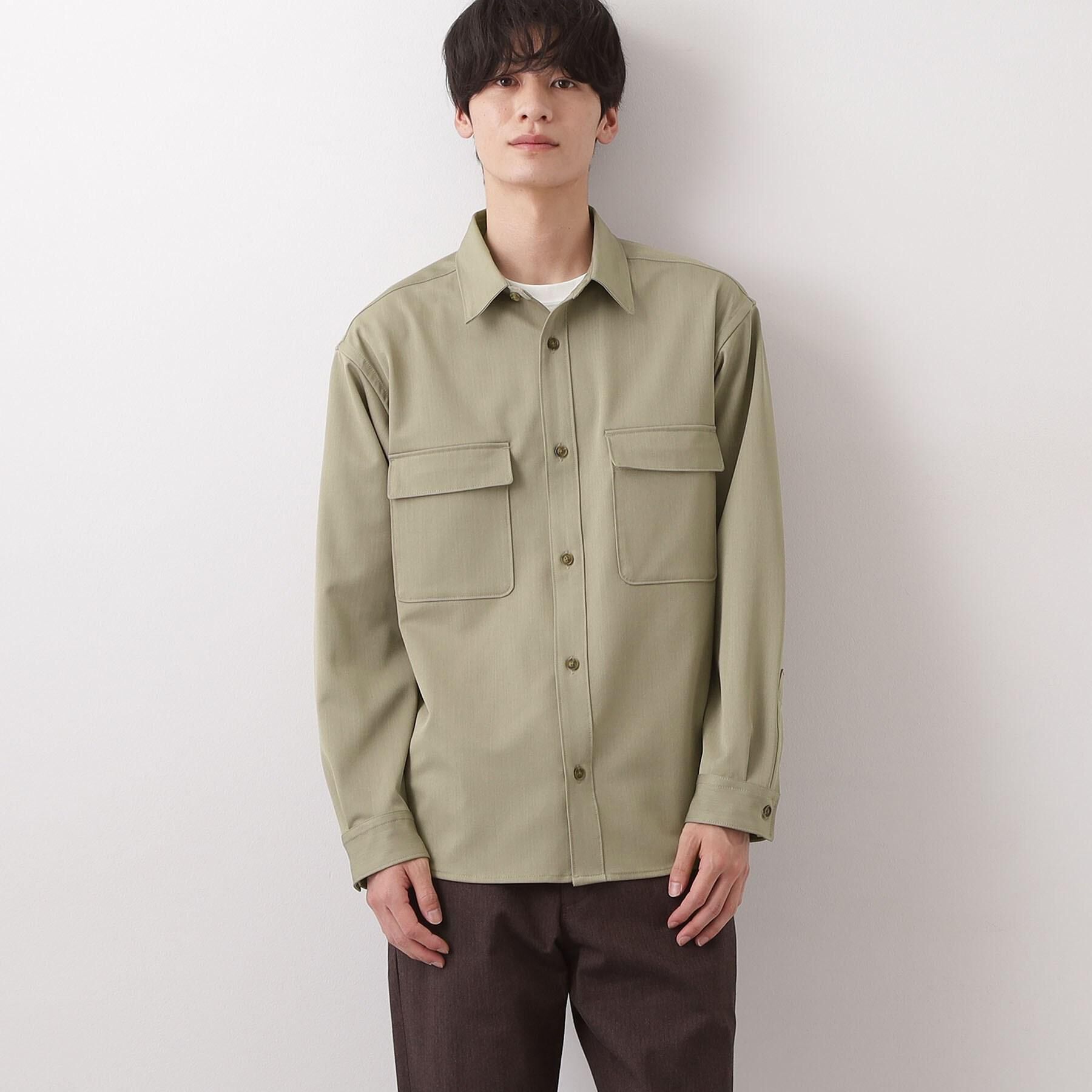 THE SHOP TK「FLEX LINE  カバーオール　ストレッチ/防シワ/マシンウォッシャブル/セットアップ可」|シャツ・ブラウス|