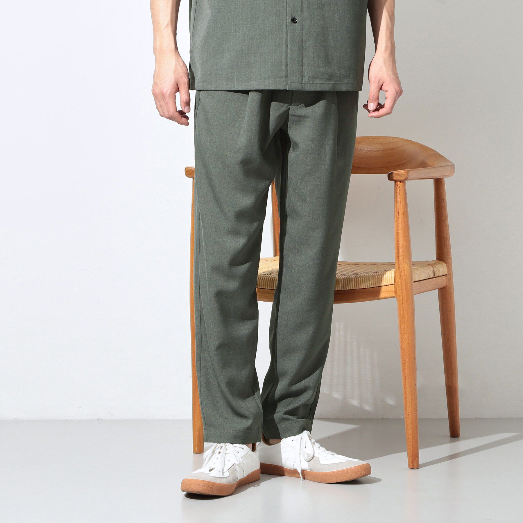 THE SHOP TK「LITE TEX イージーパンツ セットアップ可」|その他|オリーブグリーン(0