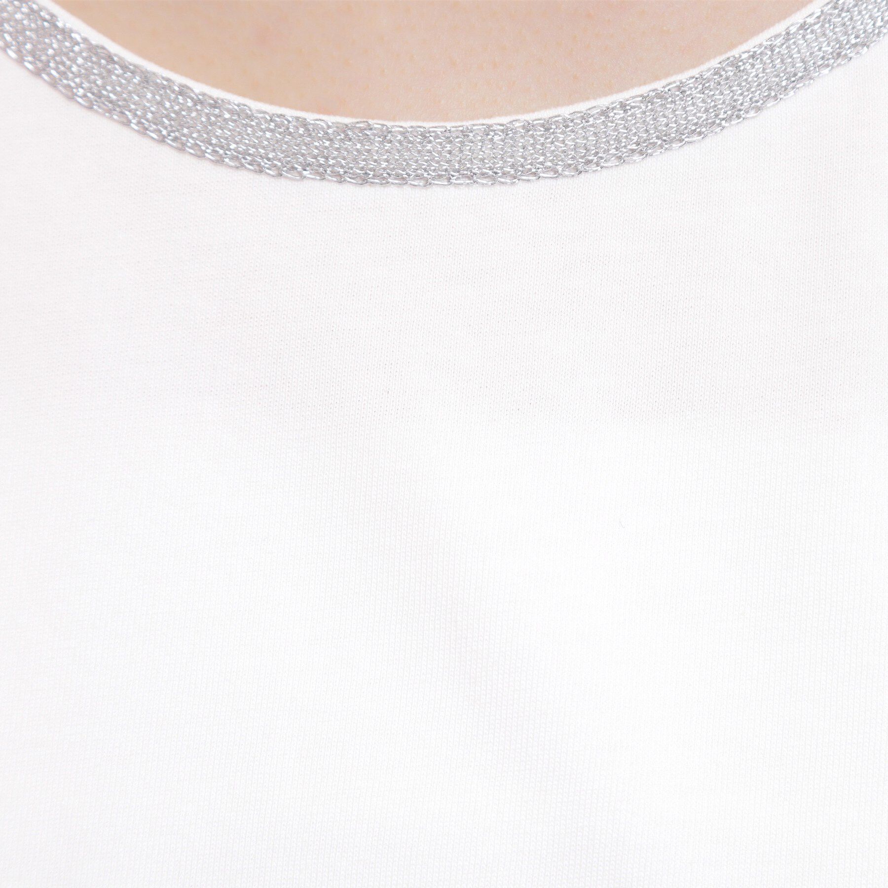 THE SHOP TK「【ひんやり/吸水速乾/UVカット】顔周りがぱっと華やぐ きらり艶めくタンクトップ」|キャミソール|