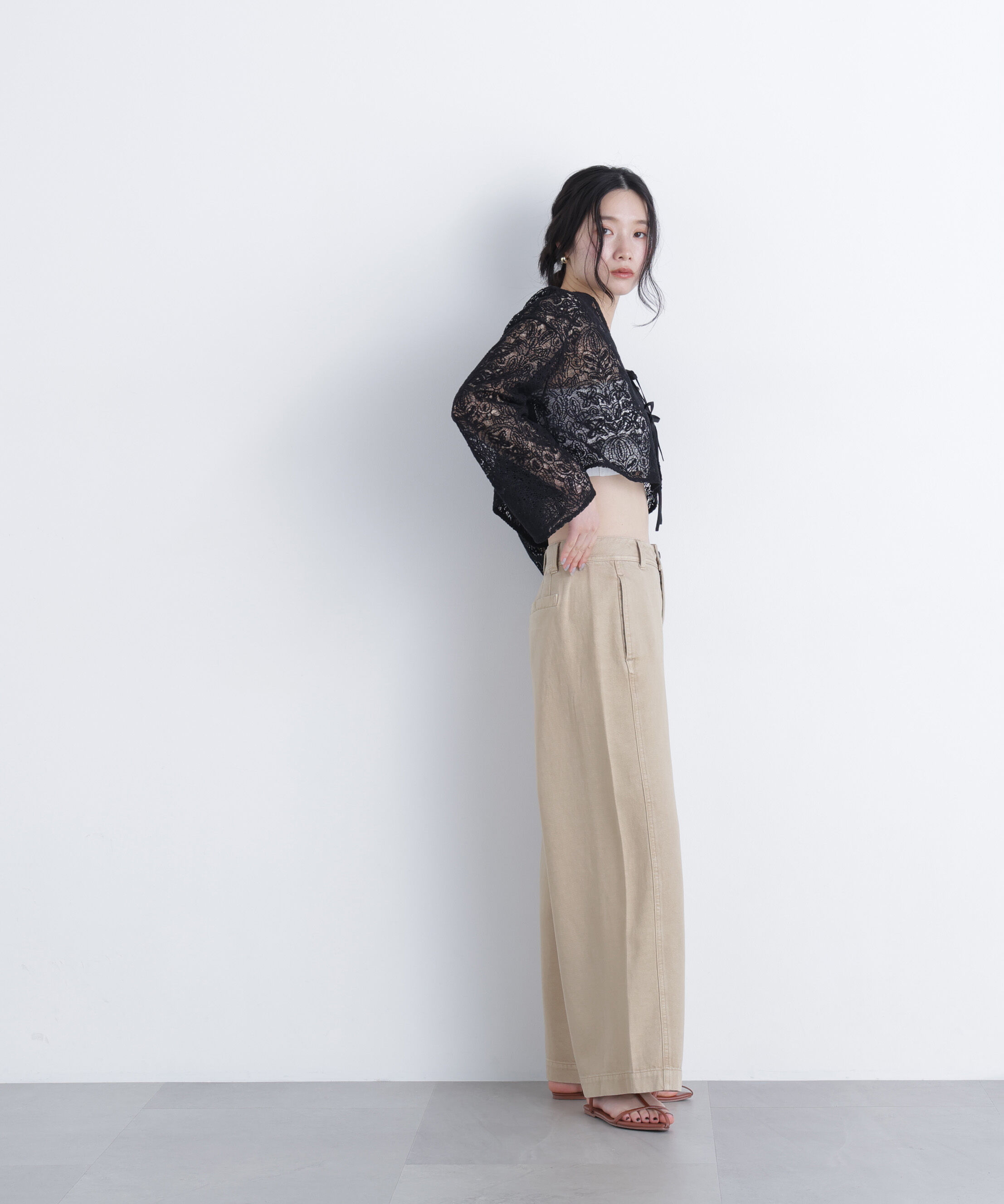  「〈N.〉レース羽織ブラウス」|シャツ・ブラウス|