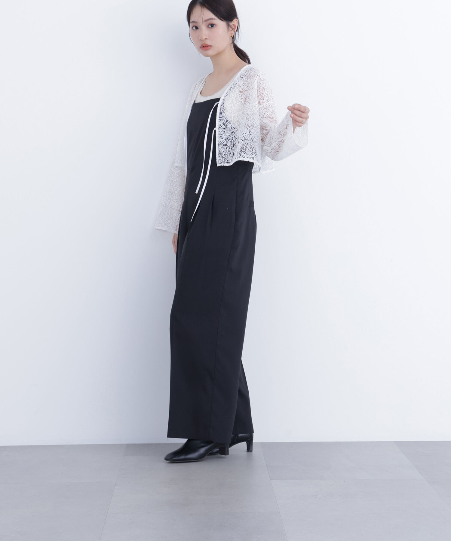  「〈N.〉レース羽織ブラウス」|シャツ・ブラウス|