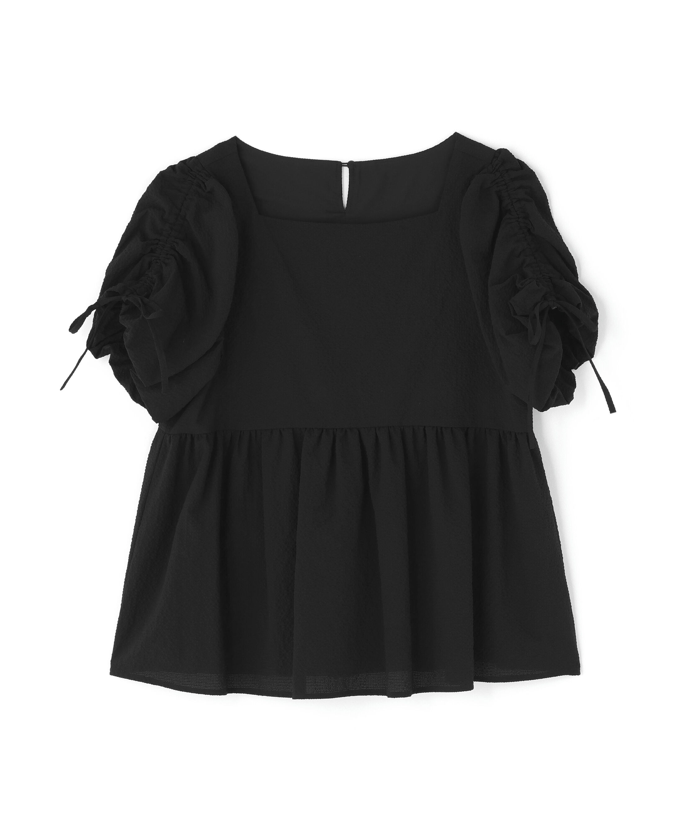  「ドロストギャザースリーブブラウス」|シャツ・ブラウス|