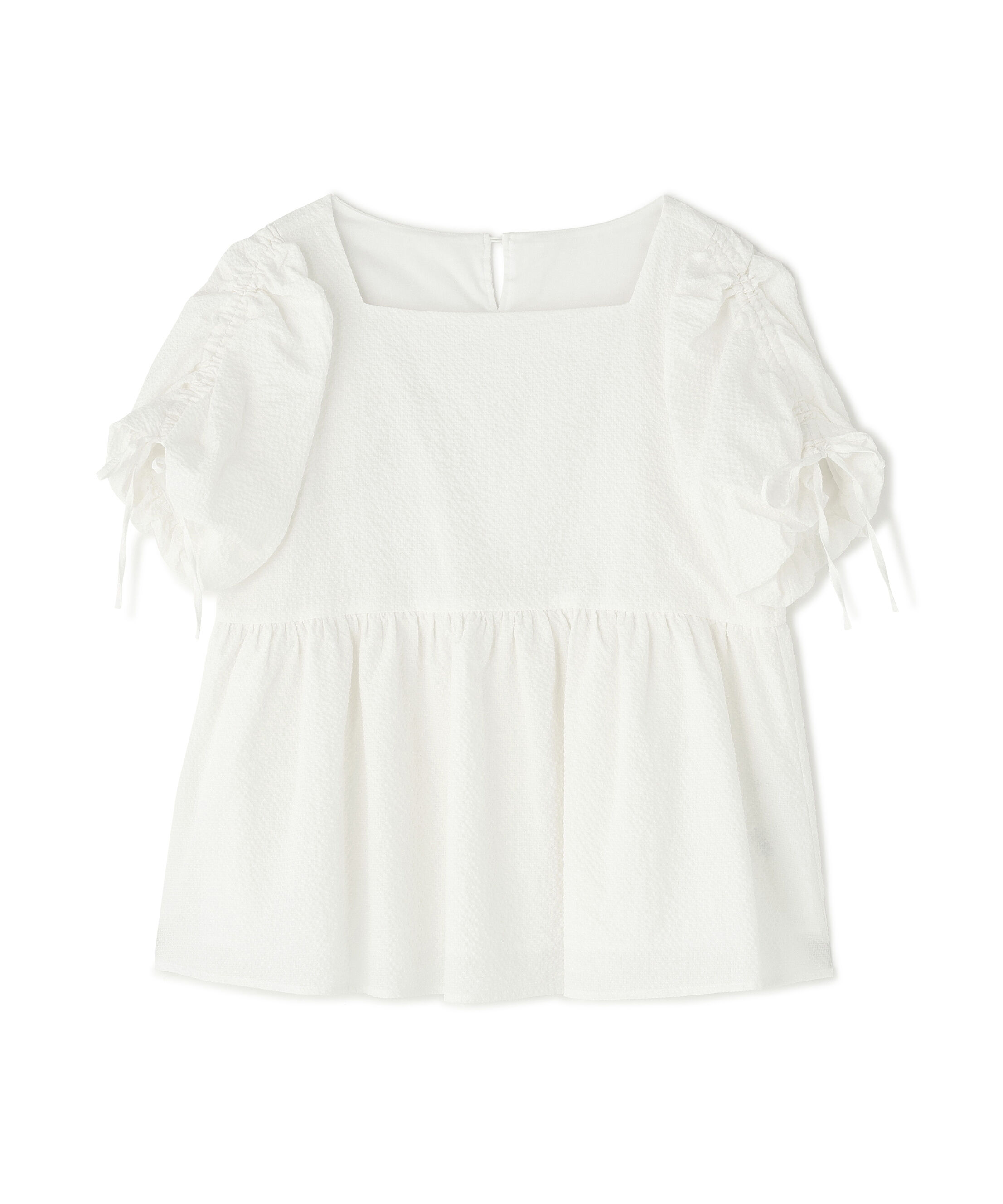  「ドロストギャザースリーブブラウス」|シャツ・ブラウス|