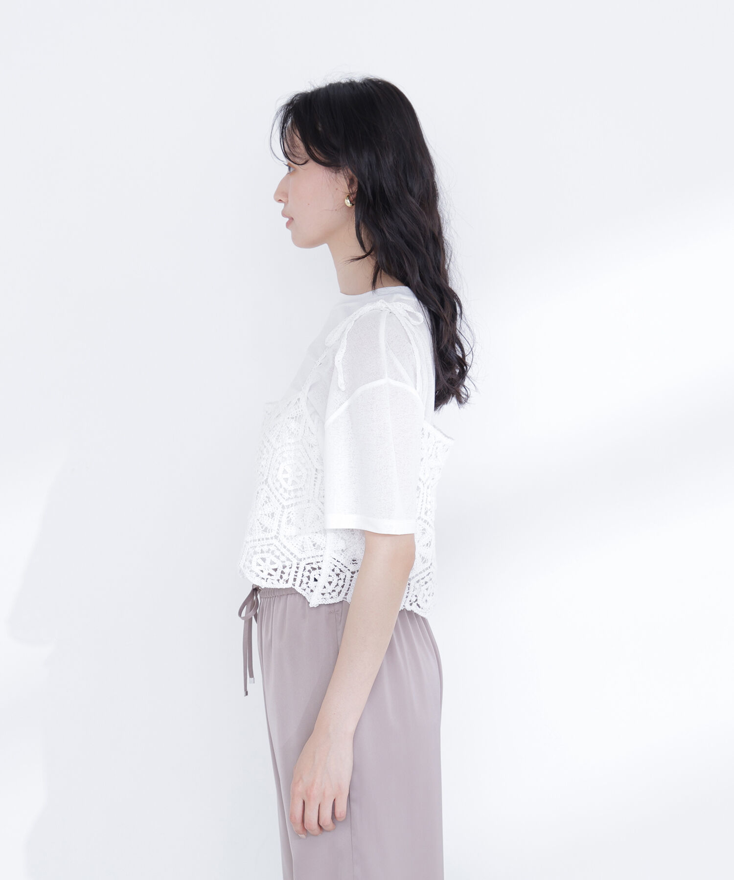  「クラフトレースビスチェ」|マフラー|