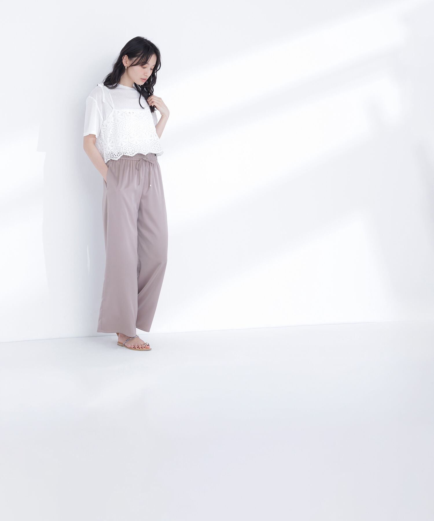  「クラフトレースビスチェ」|マフラー|