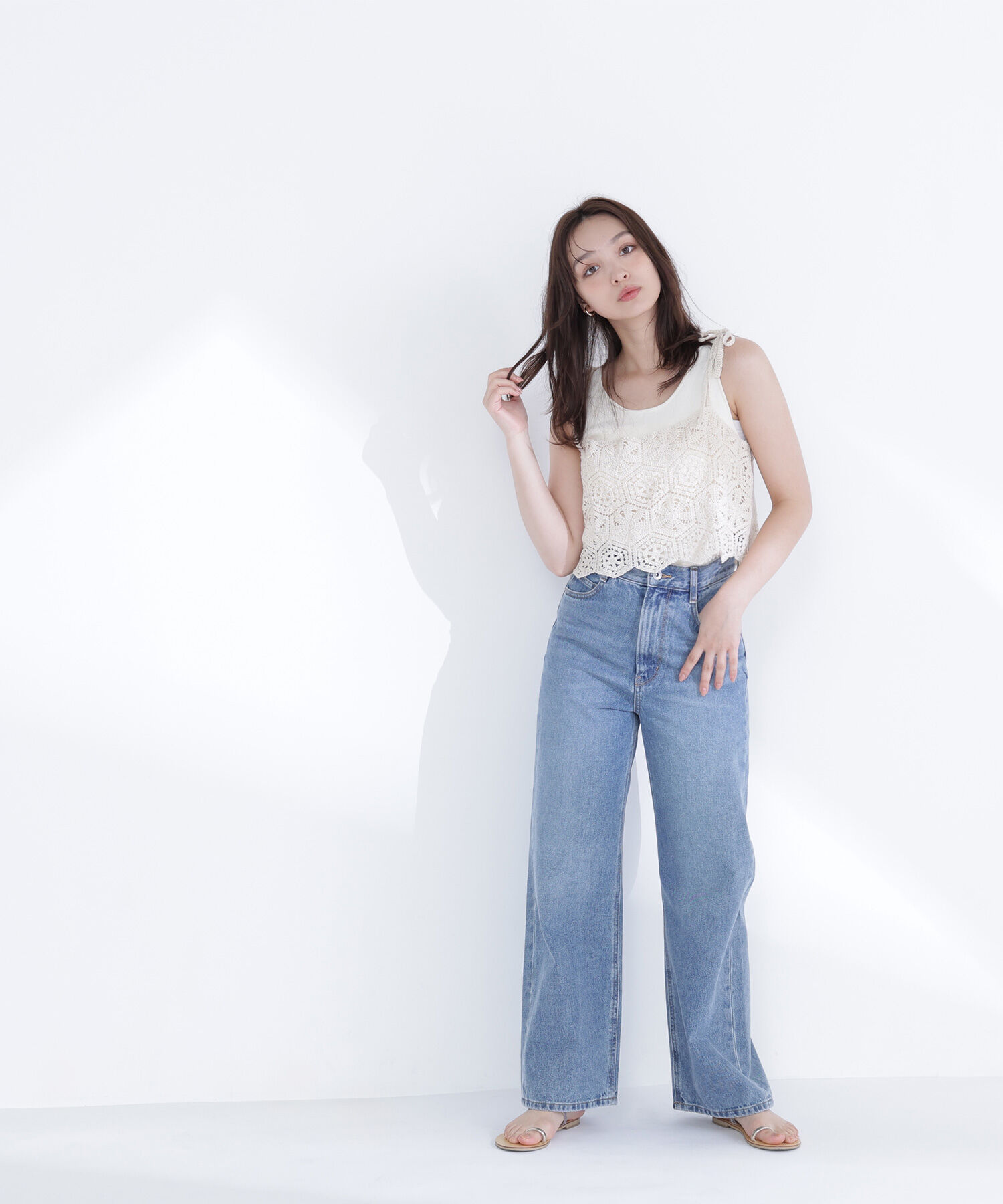  「クラフトレースビスチェ」|マフラー|