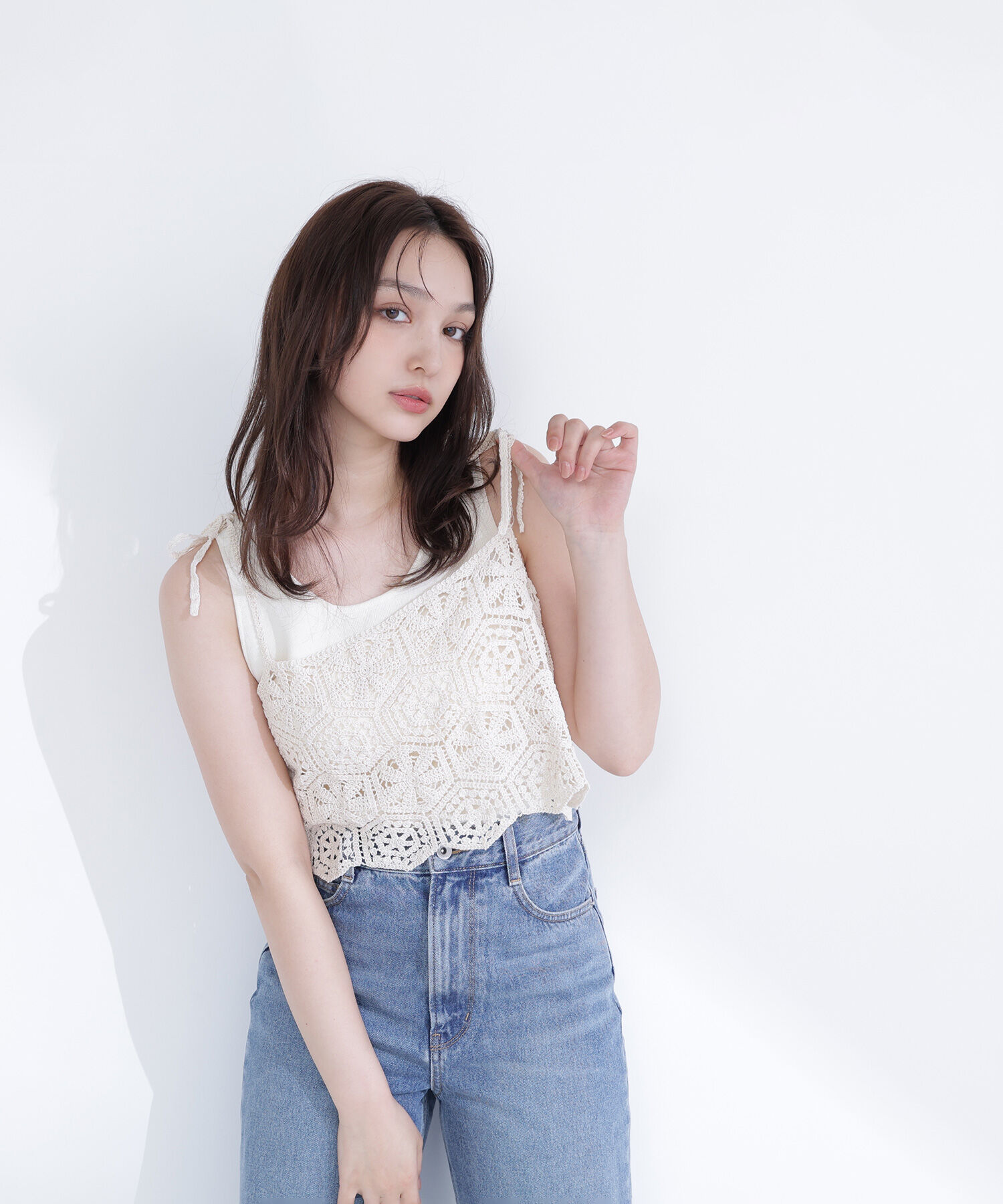  「クラフトレースビスチェ」|マフラー|