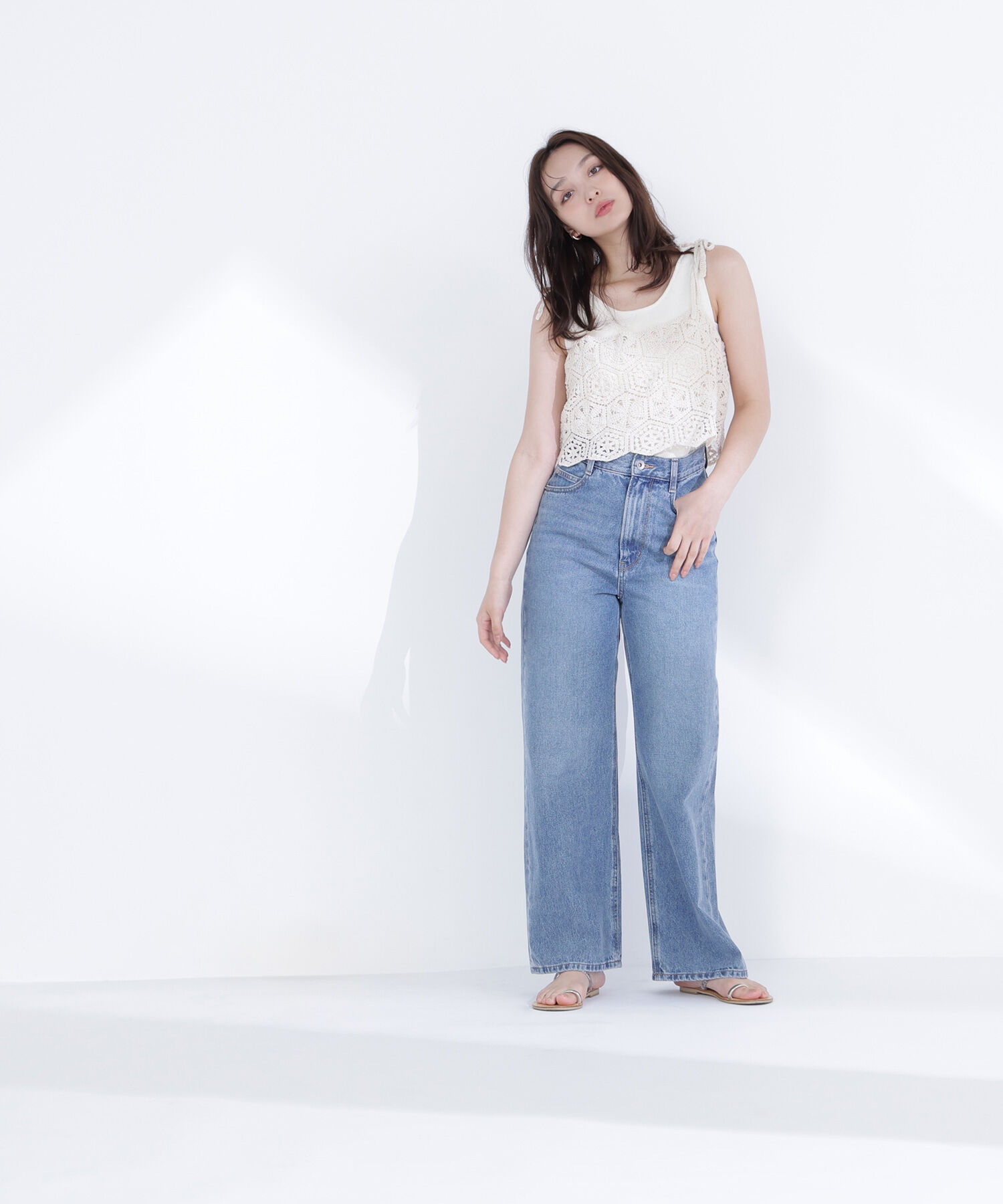  「クラフトレースビスチェ」|マフラー|