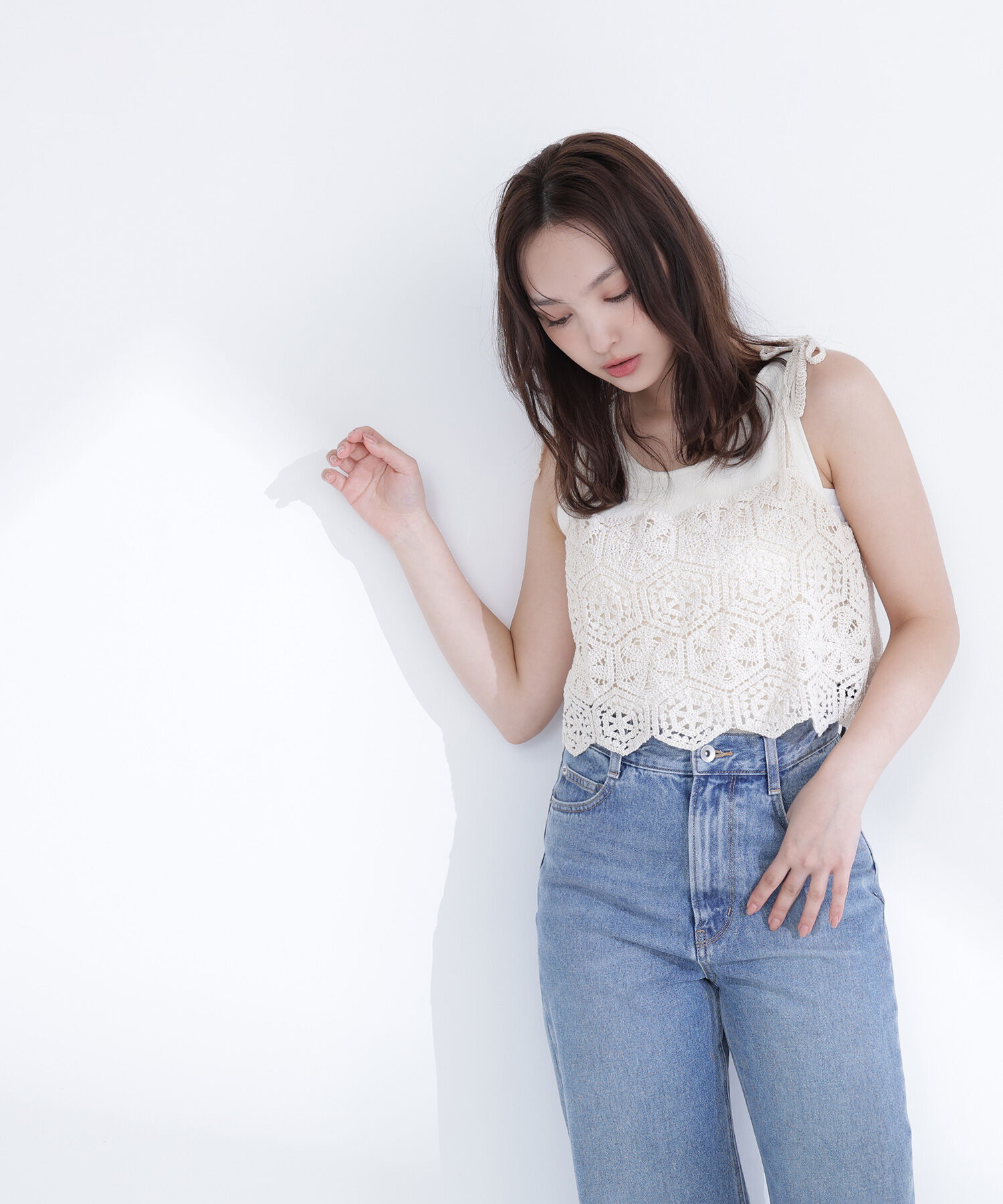  「クラフトレースビスチェ」|マフラー|