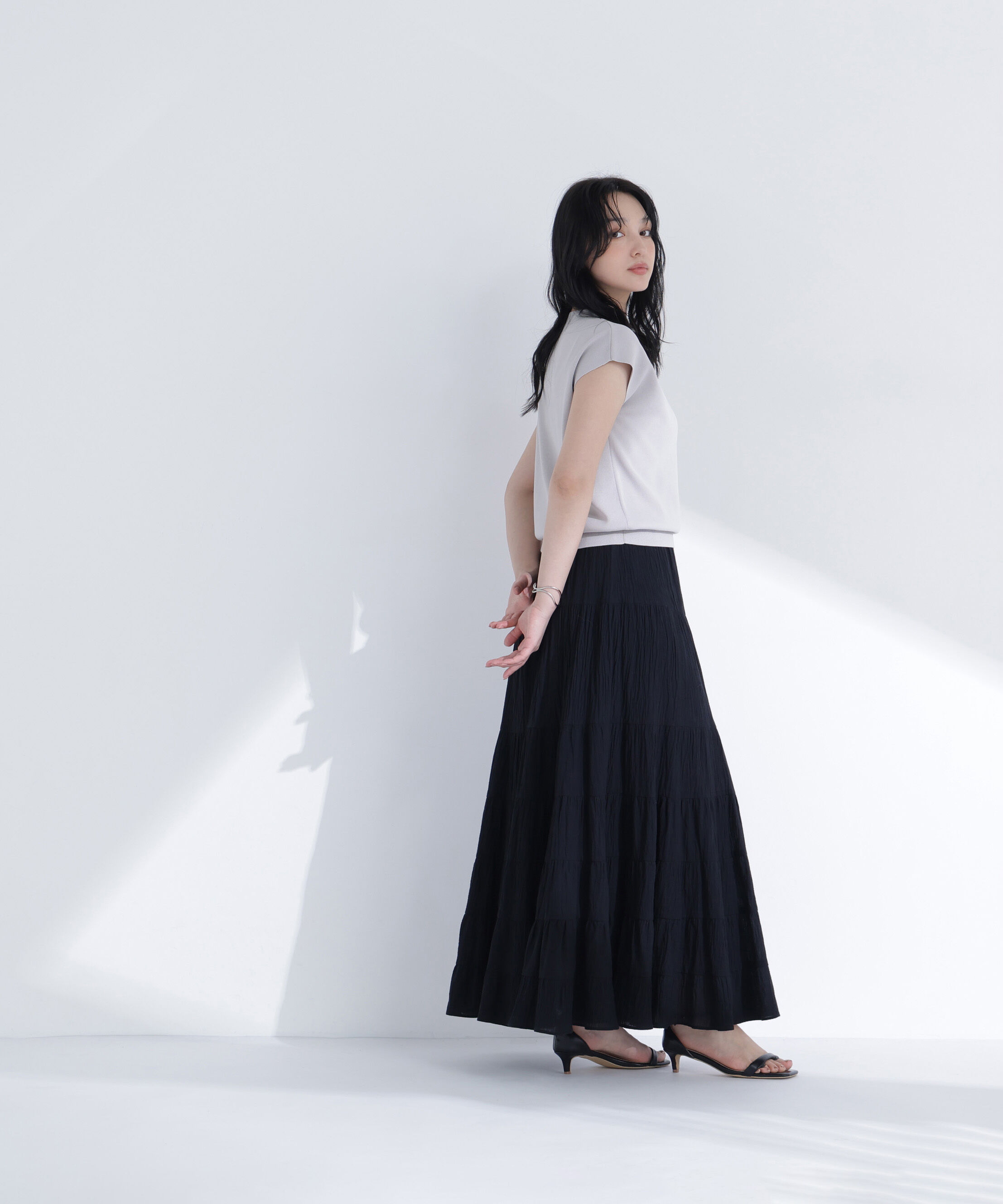  「総針ベーシックニット モックネック」|ニット・セーター|