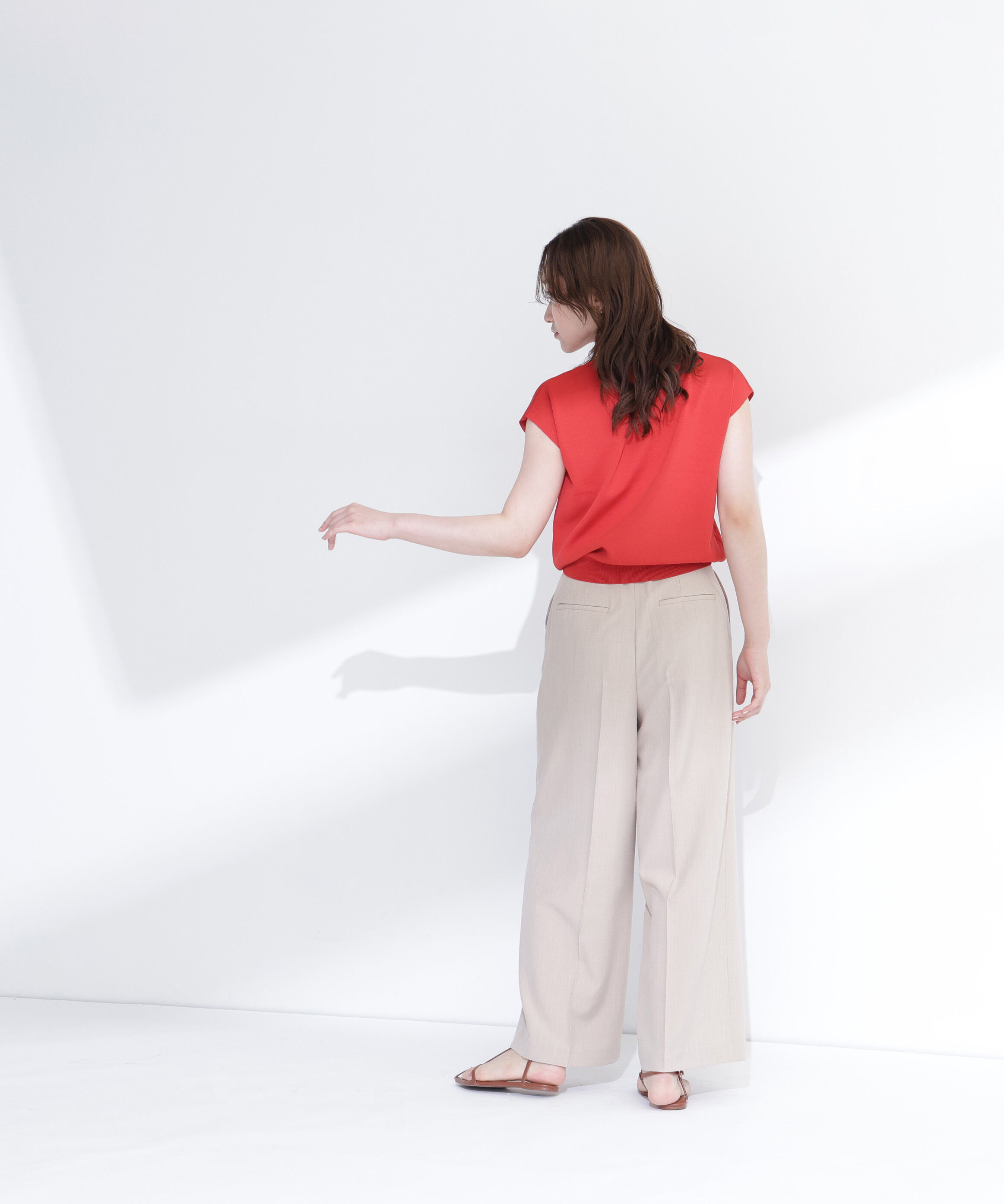  「総針ベーシックニット モックネック」|ニット・セーター|