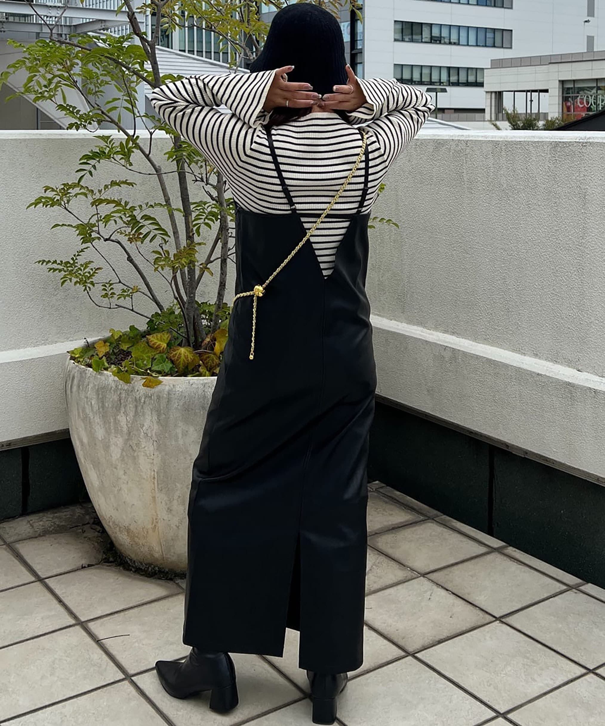  「ビスチェナローキャミワンピース」|ワンピース|