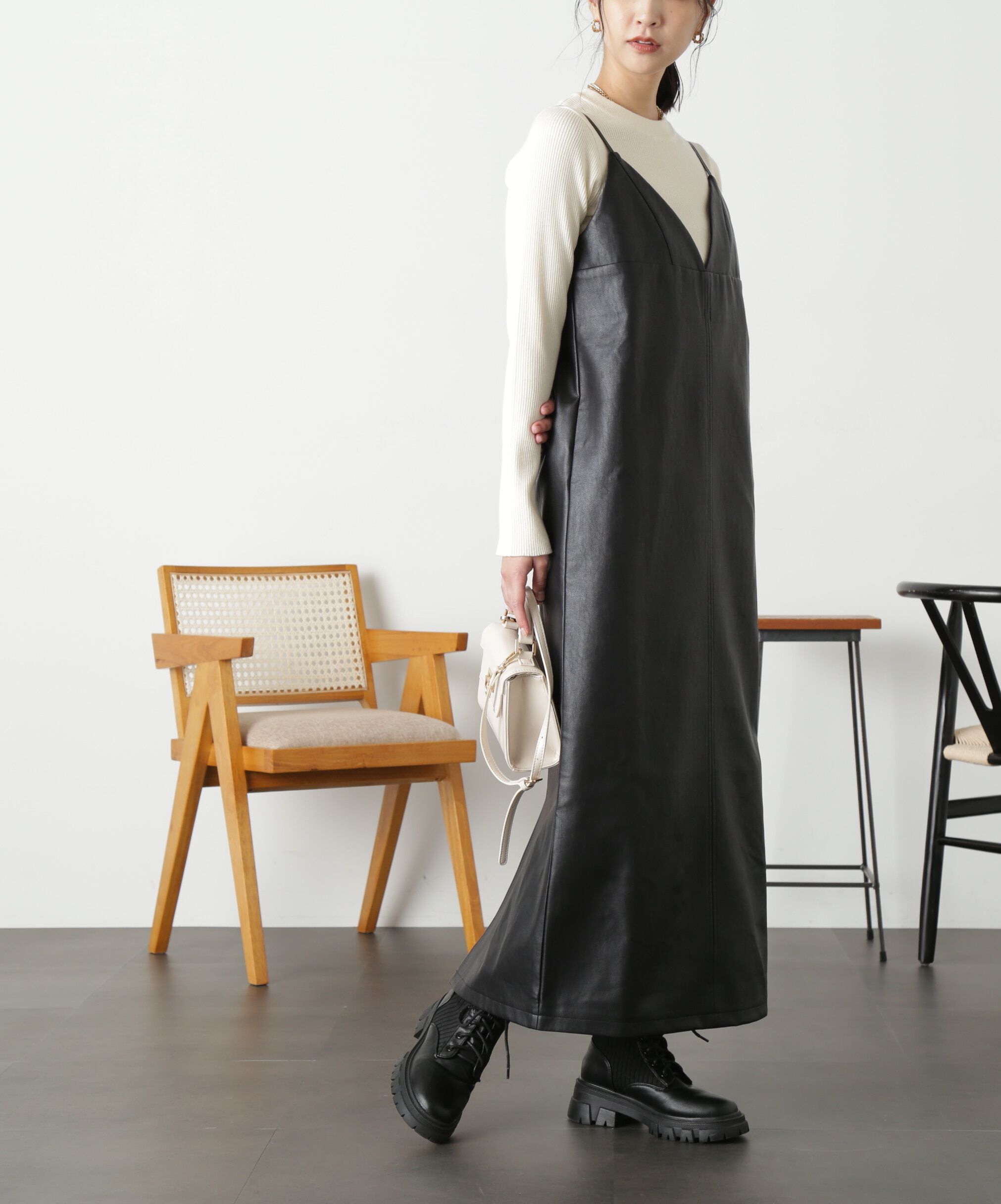  「ビスチェナローキャミワンピース」|ワンピース|