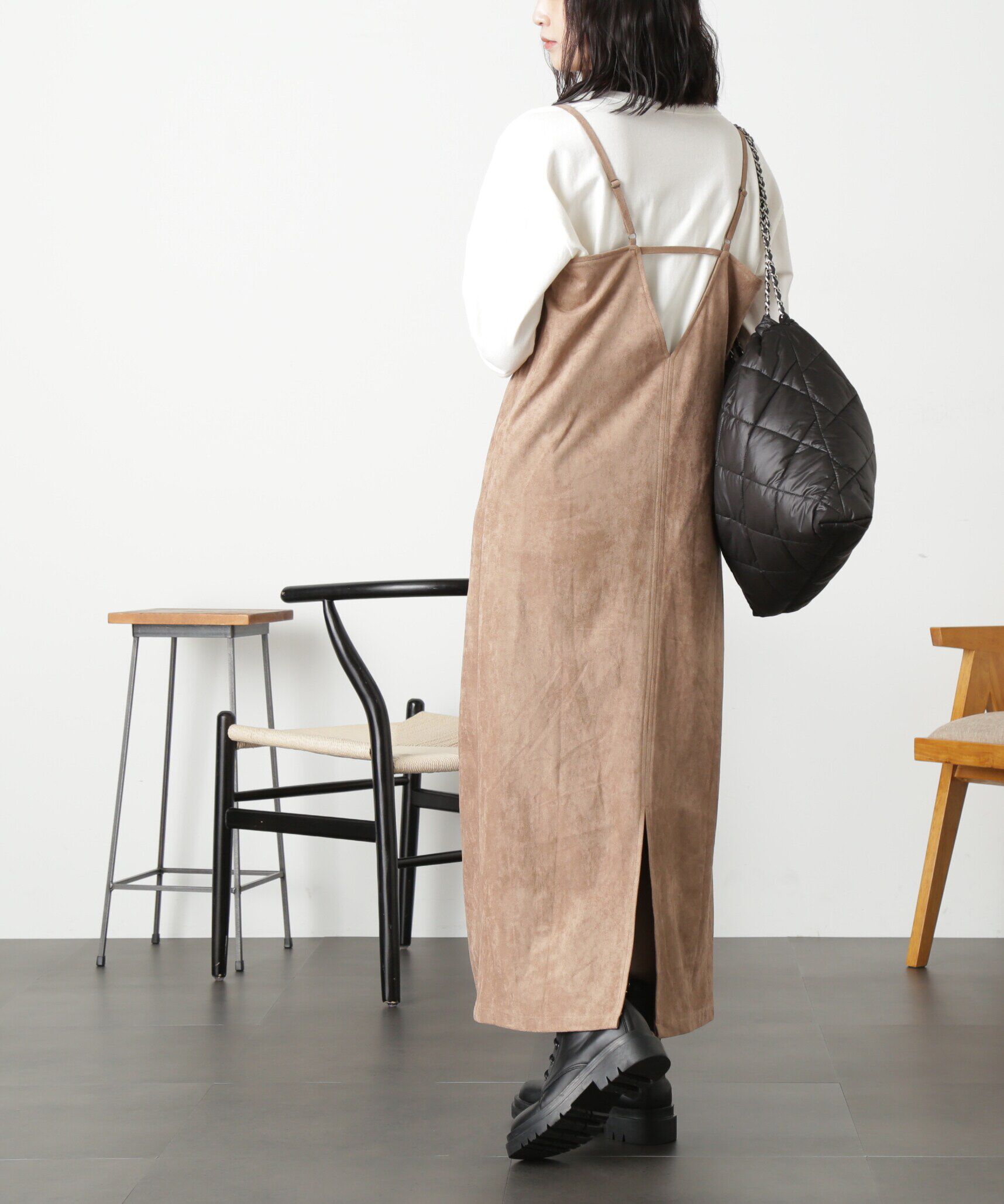  「ビスチェナローキャミワンピース」|ワンピース|