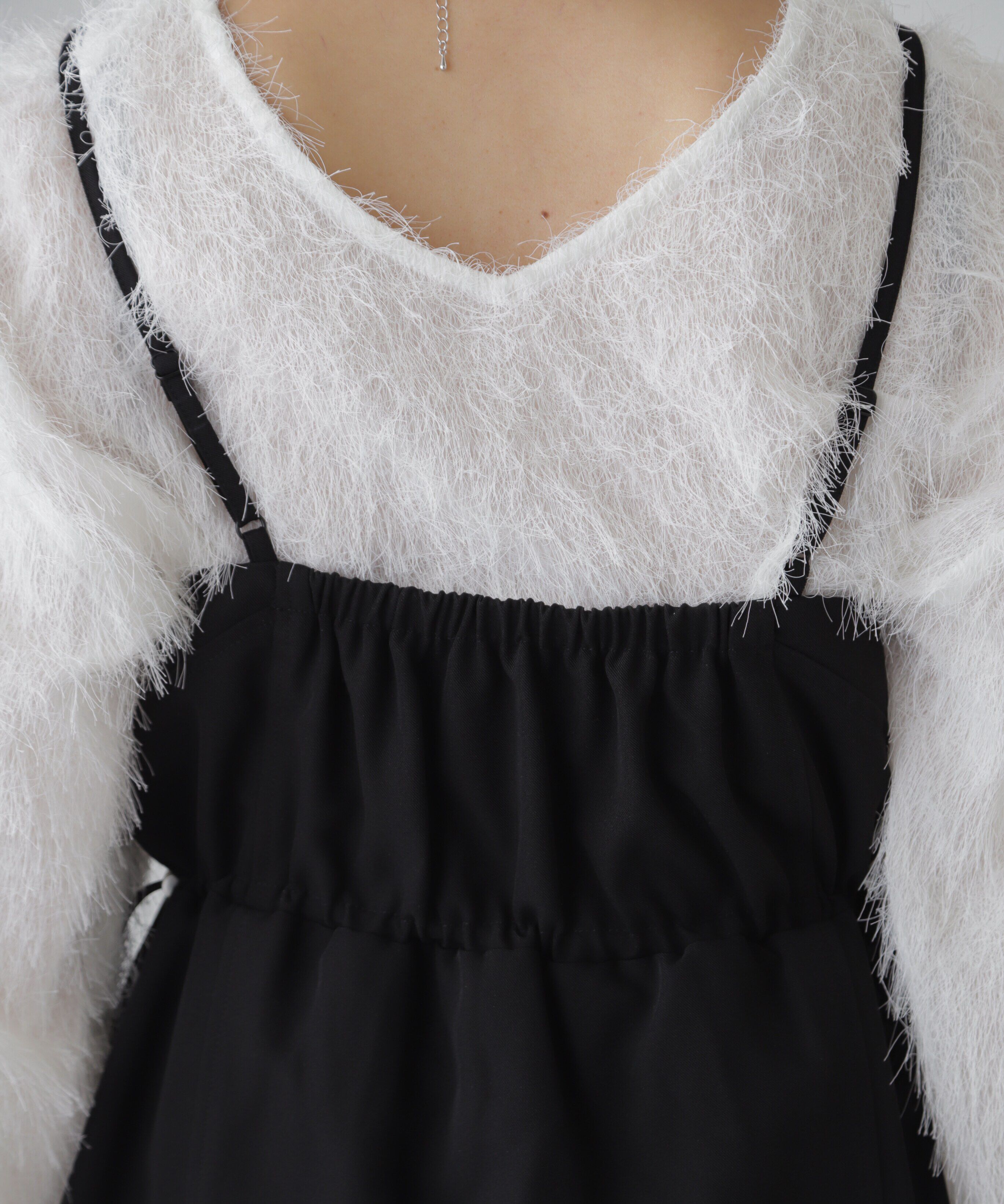  「ウエストドロストミニキャミワンピース」|ワンピース|