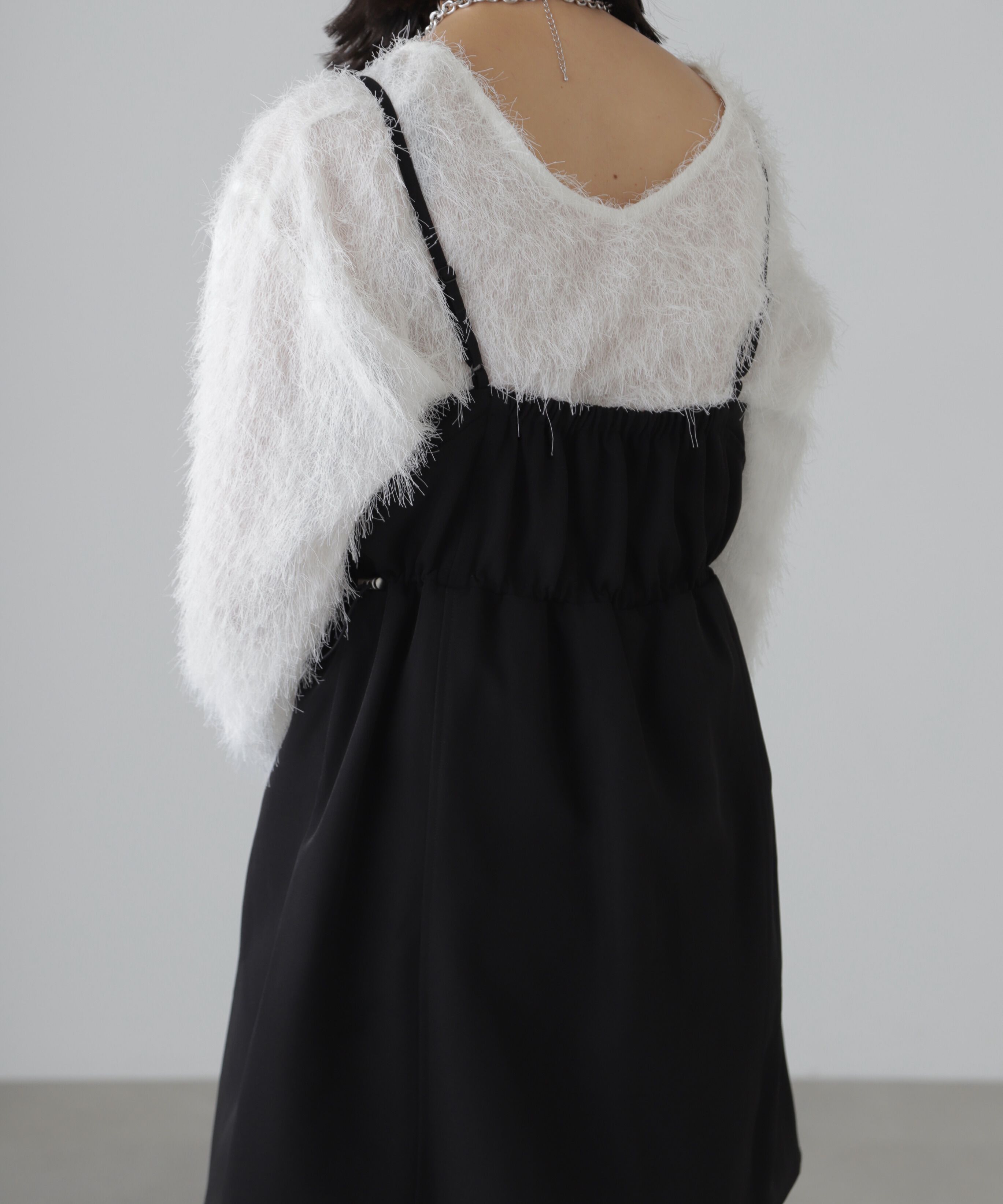  「ウエストドロストミニキャミワンピース」|ワンピース|