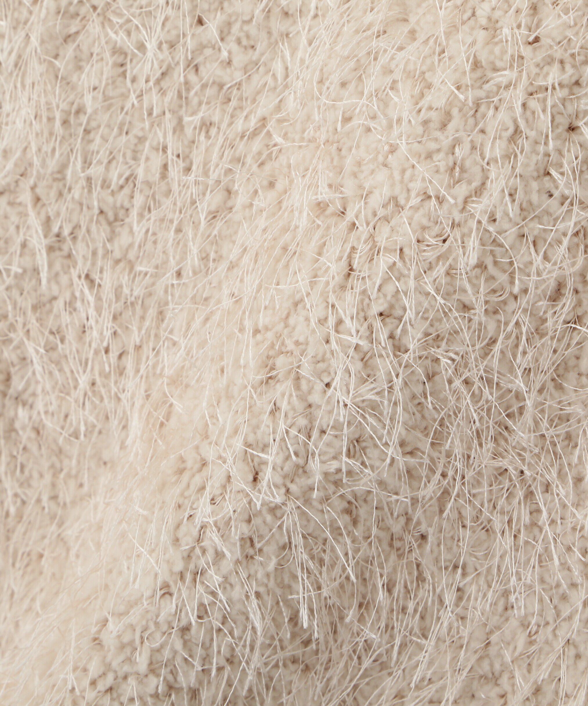  「フェザーパフスリーブ半袖ニット」|ニット・セーター|