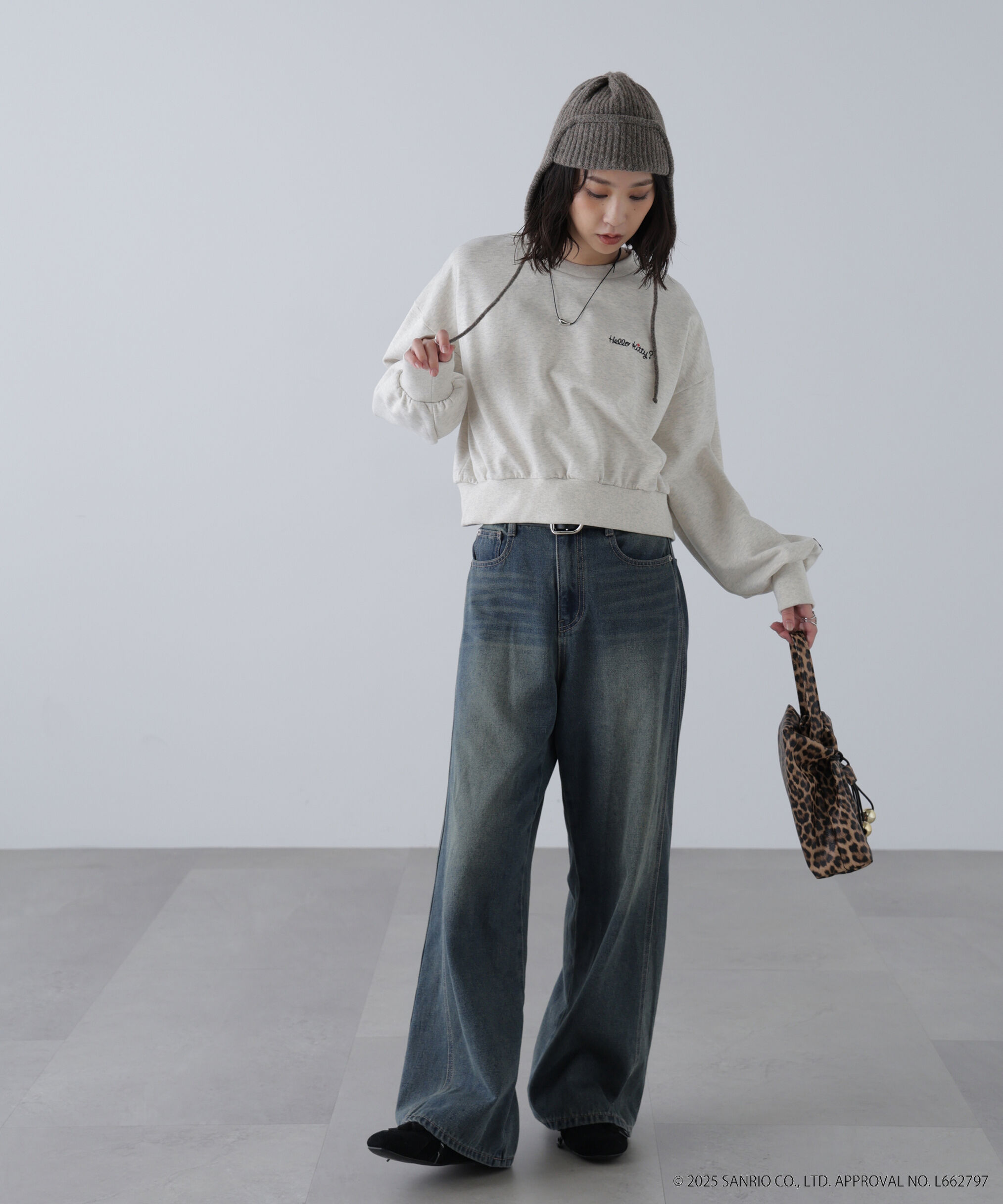  「ｻﾝﾘｵｷｬﾗｸﾀｰｽﾞｺﾗﾎﾞ SHORT SWEAT ｼｮｰﾄｽｳｪｯﾄ 胸LOGO&times;  」|Tシャツ・カットソー|