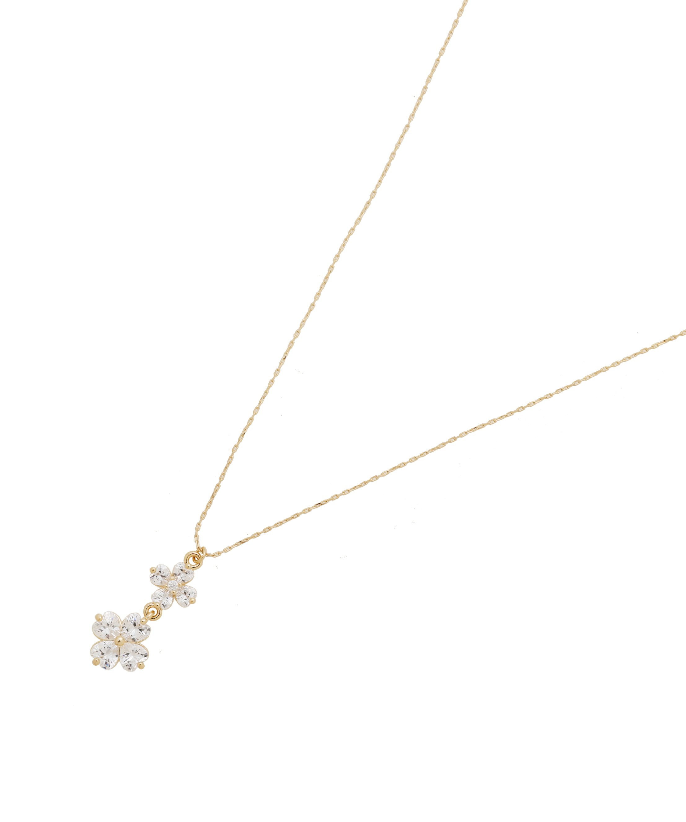  「Ｃｕｂｉｃダブルクローバーネックレス」|その他|