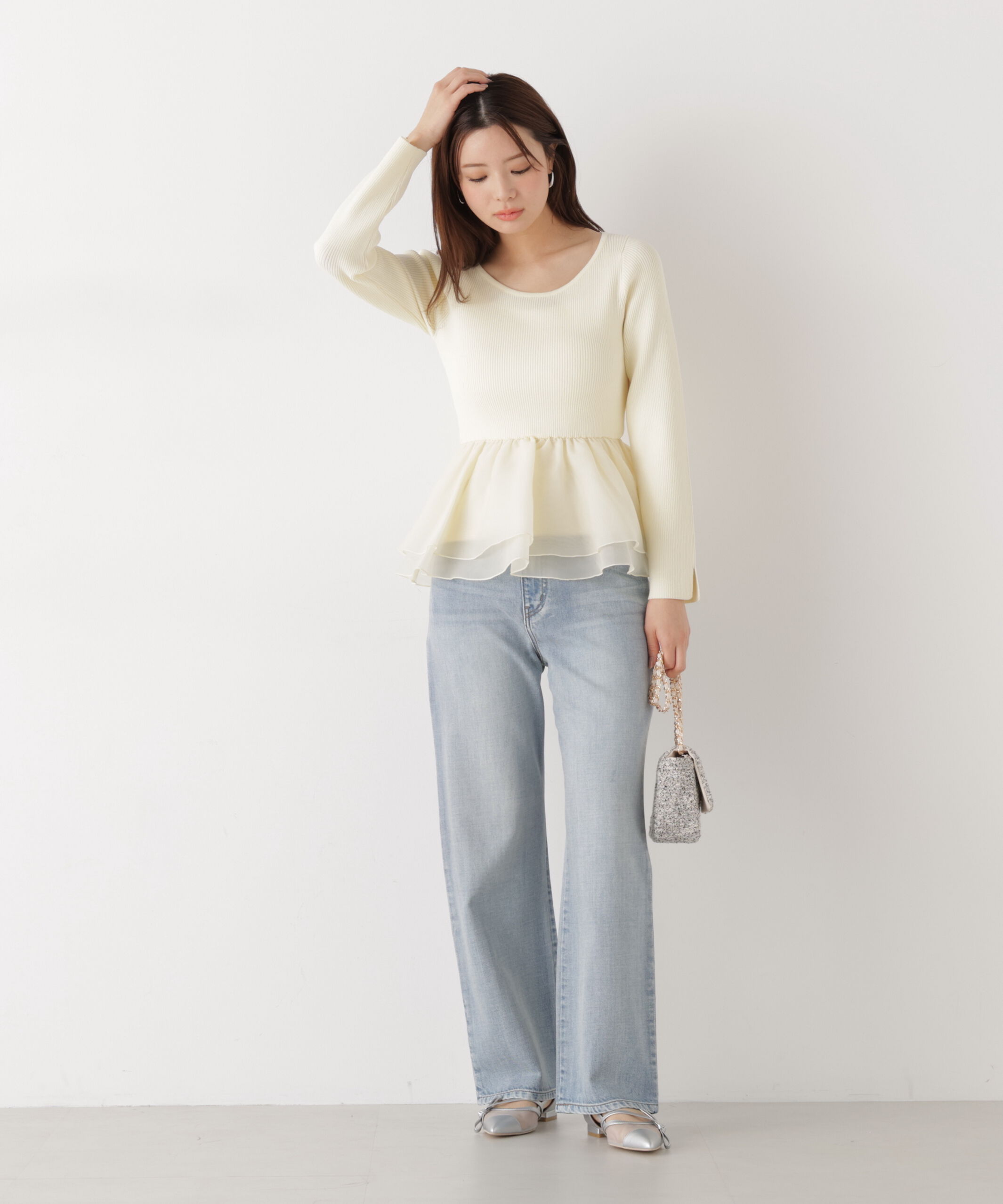 PROPORTION BODY DRESSING「〈a/mie〉テンセルストレートデニムパンツ」|その他|