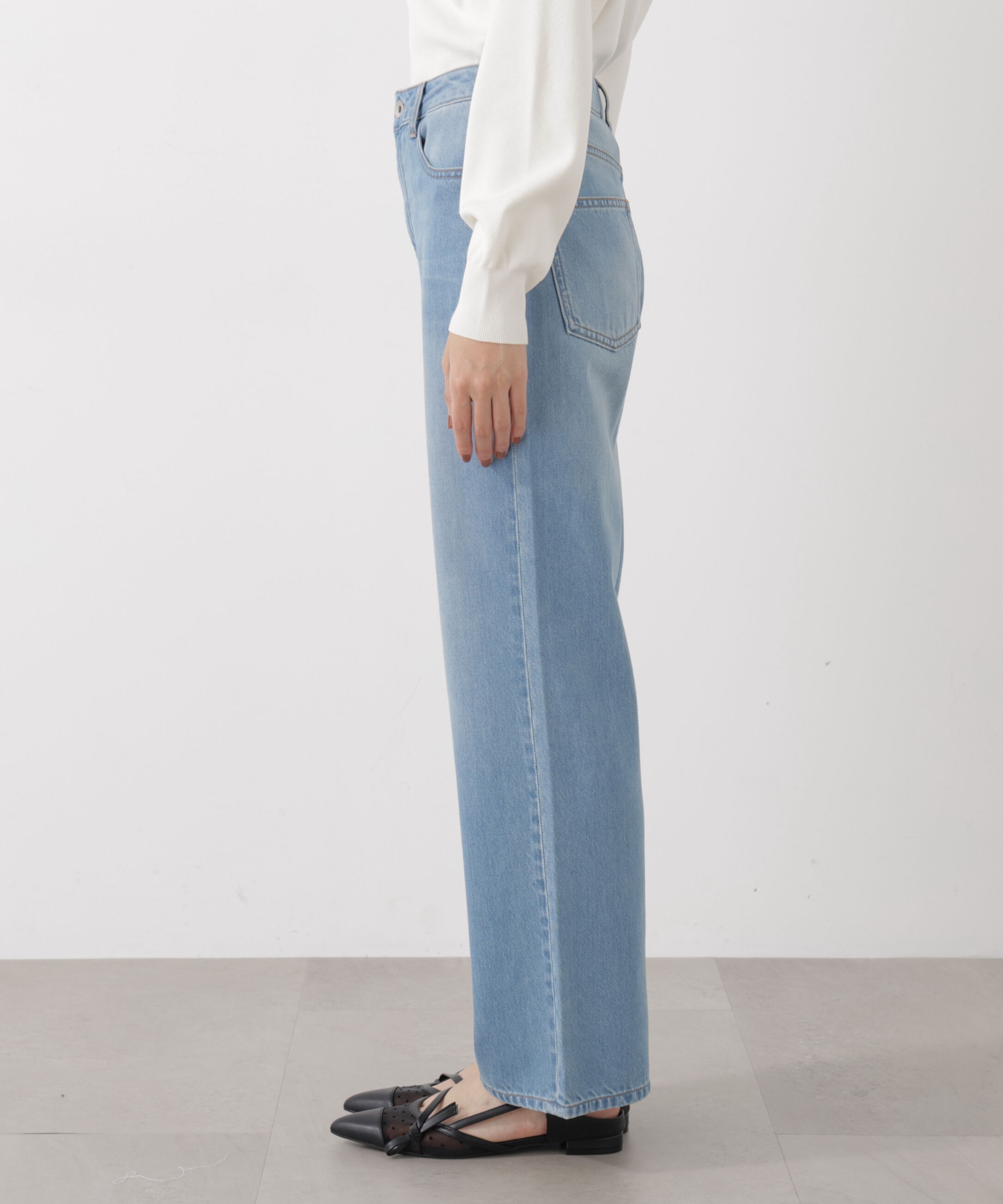 PROPORTION BODY DRESSING「〈a/mie〉テンセルストレートデニムパンツ」|その他|