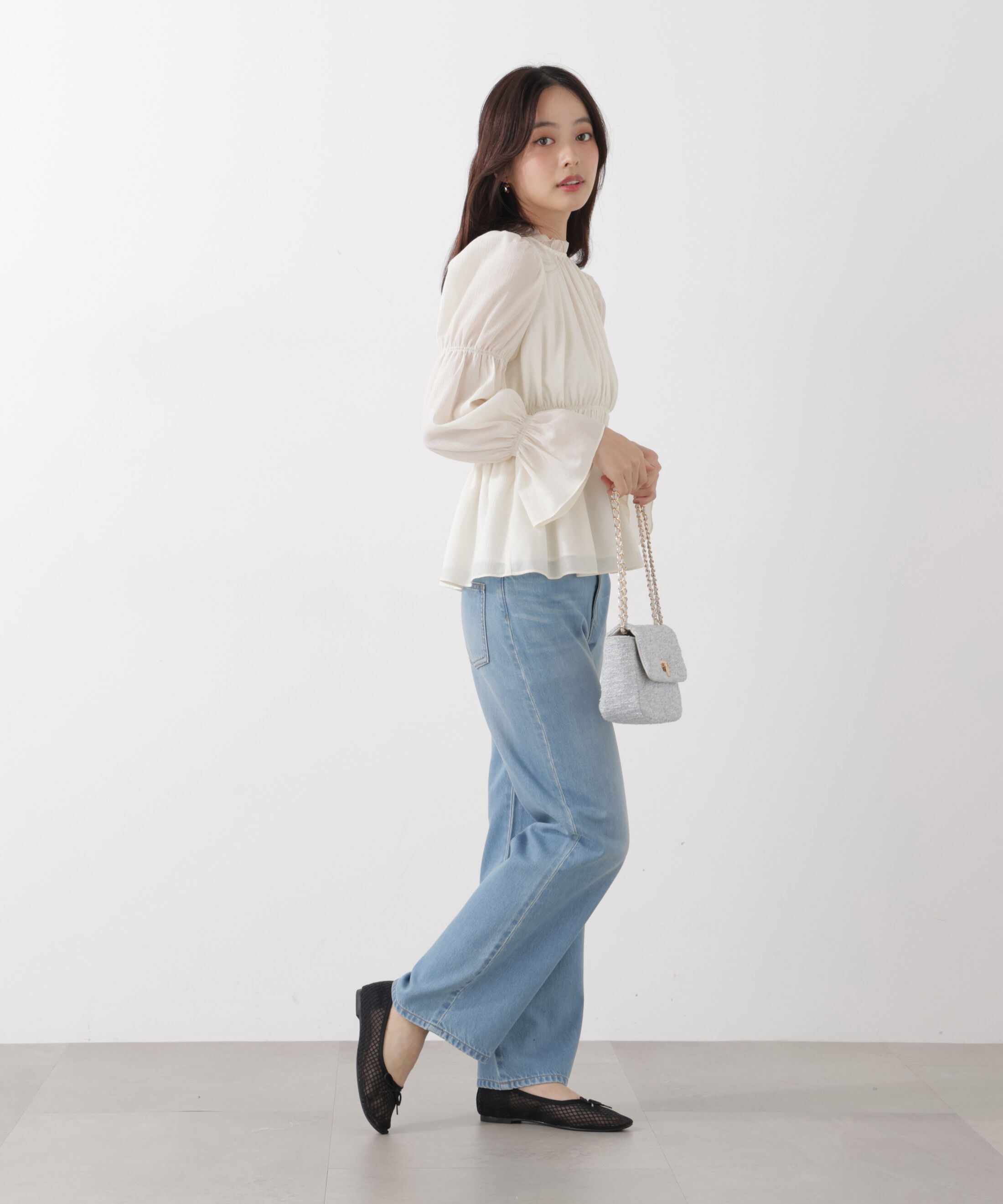 PROPORTION BODY DRESSING「〈a/mie〉テンセルストレートデニムパンツ」|その他|