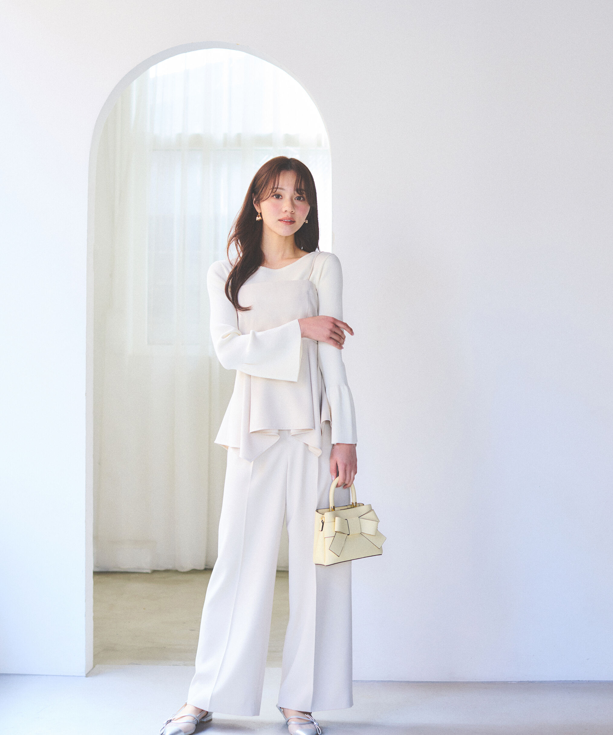 PROPORTION BODY DRESSING「ベルト付きワイドパンツ　26SS」|その他|