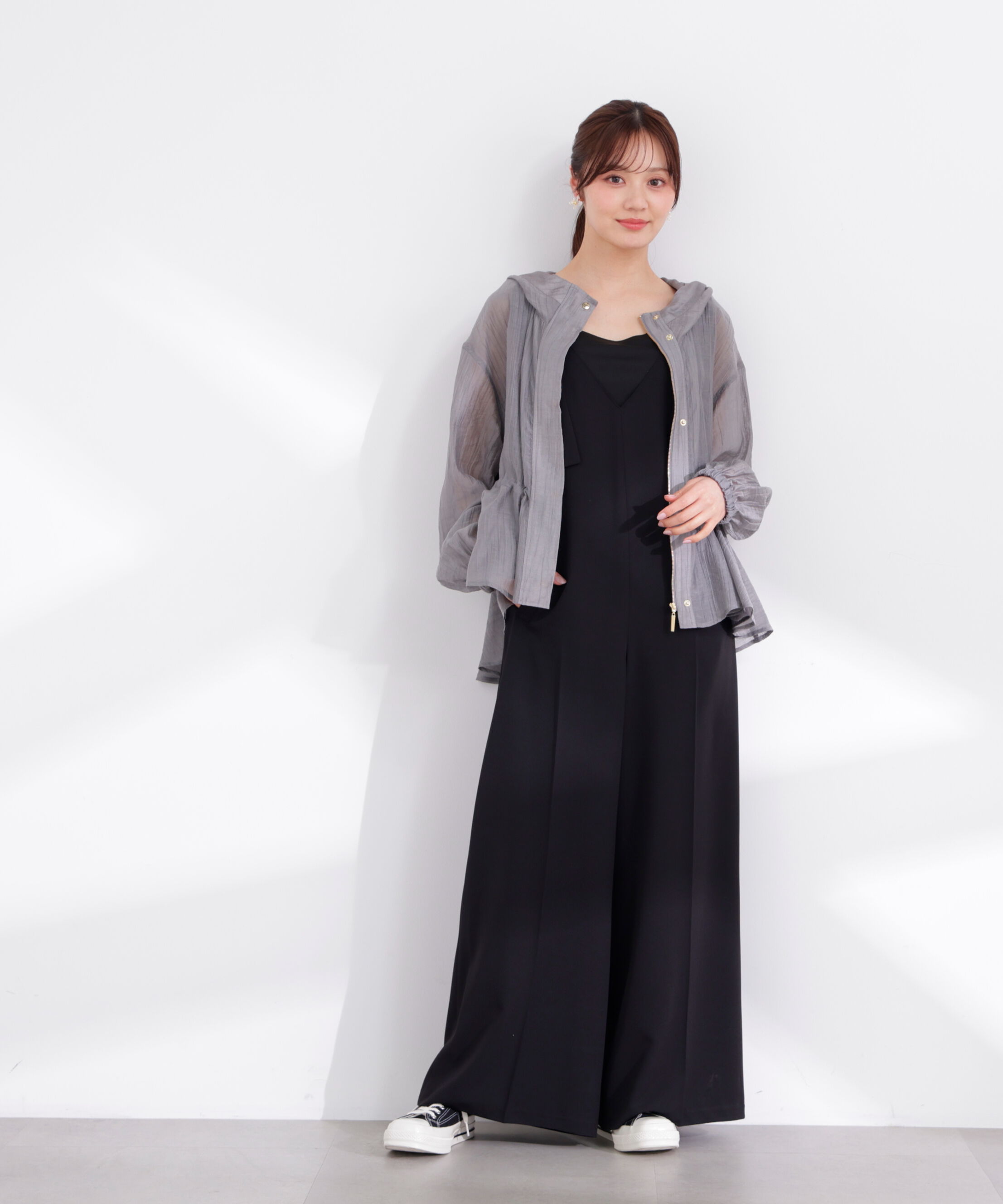 PROPORTION BODY DRESSING「シアーペプラムブルゾン 26SS」|ブルゾン・スタジャン|