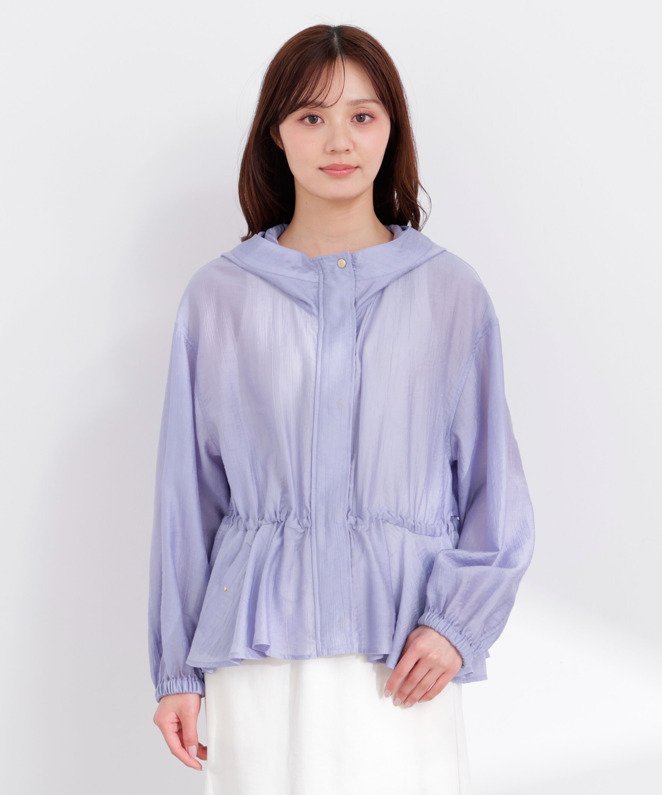 PROPORTION BODY DRESSING「シアーペプラムブルゾン 26SS」|ブルゾン・スタジャン|