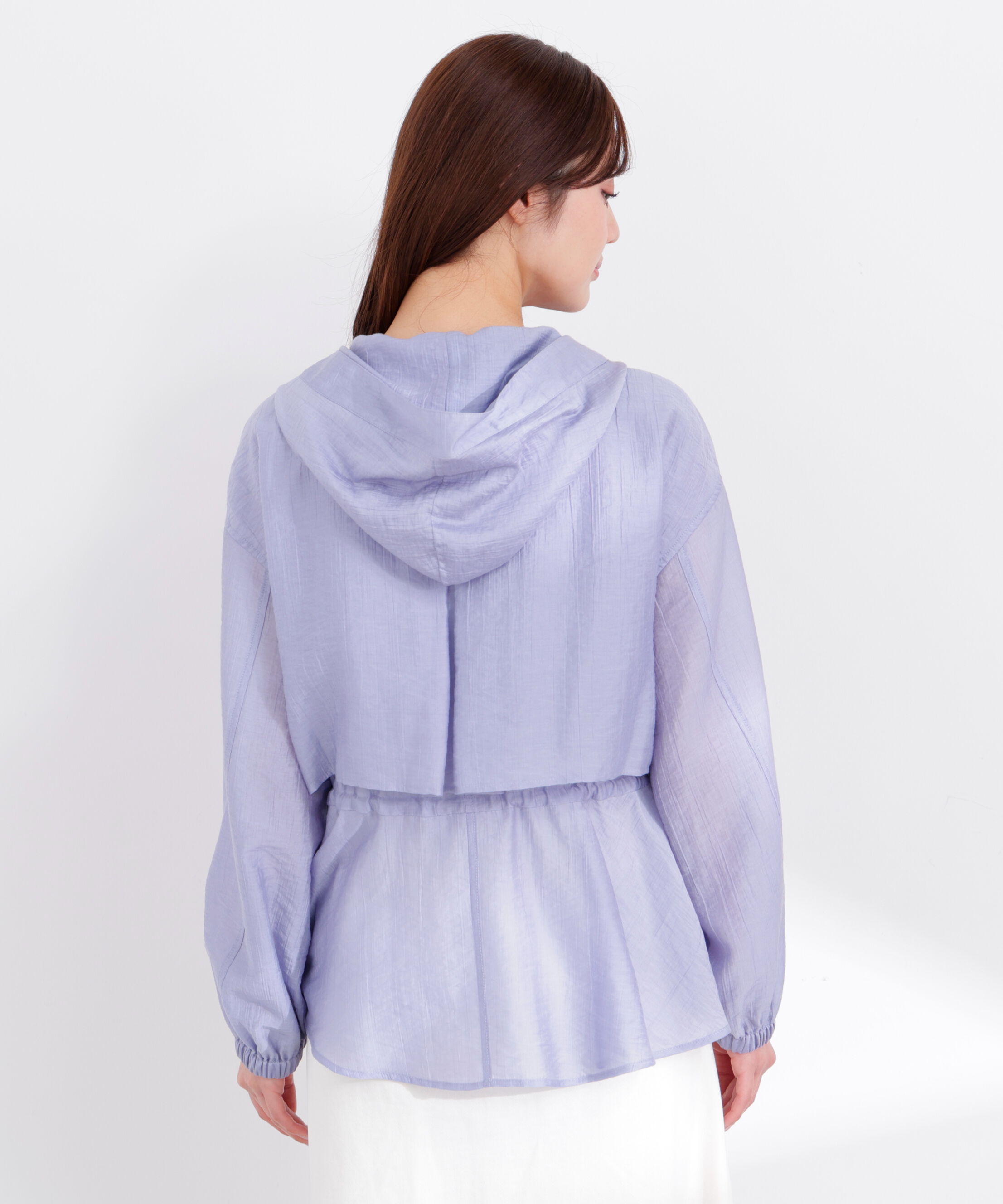 PROPORTION BODY DRESSING「シアーペプラムブルゾン 26SS」|ブルゾン・スタジャン|