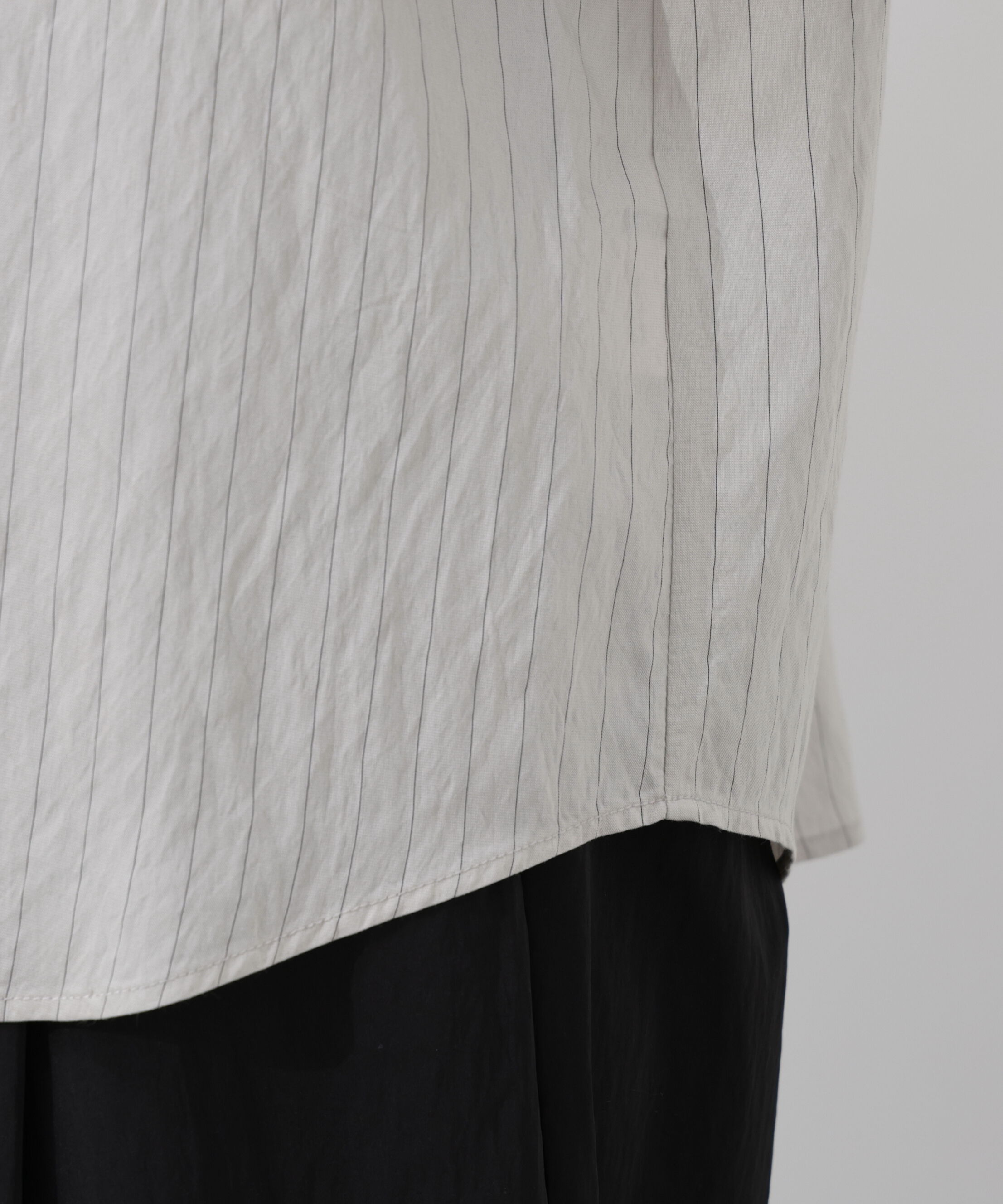 PROPORTION BODY DRESSING「〈a/mie〉ドロストスリーブシャツ 26SS」|シャツ・ブラウス|