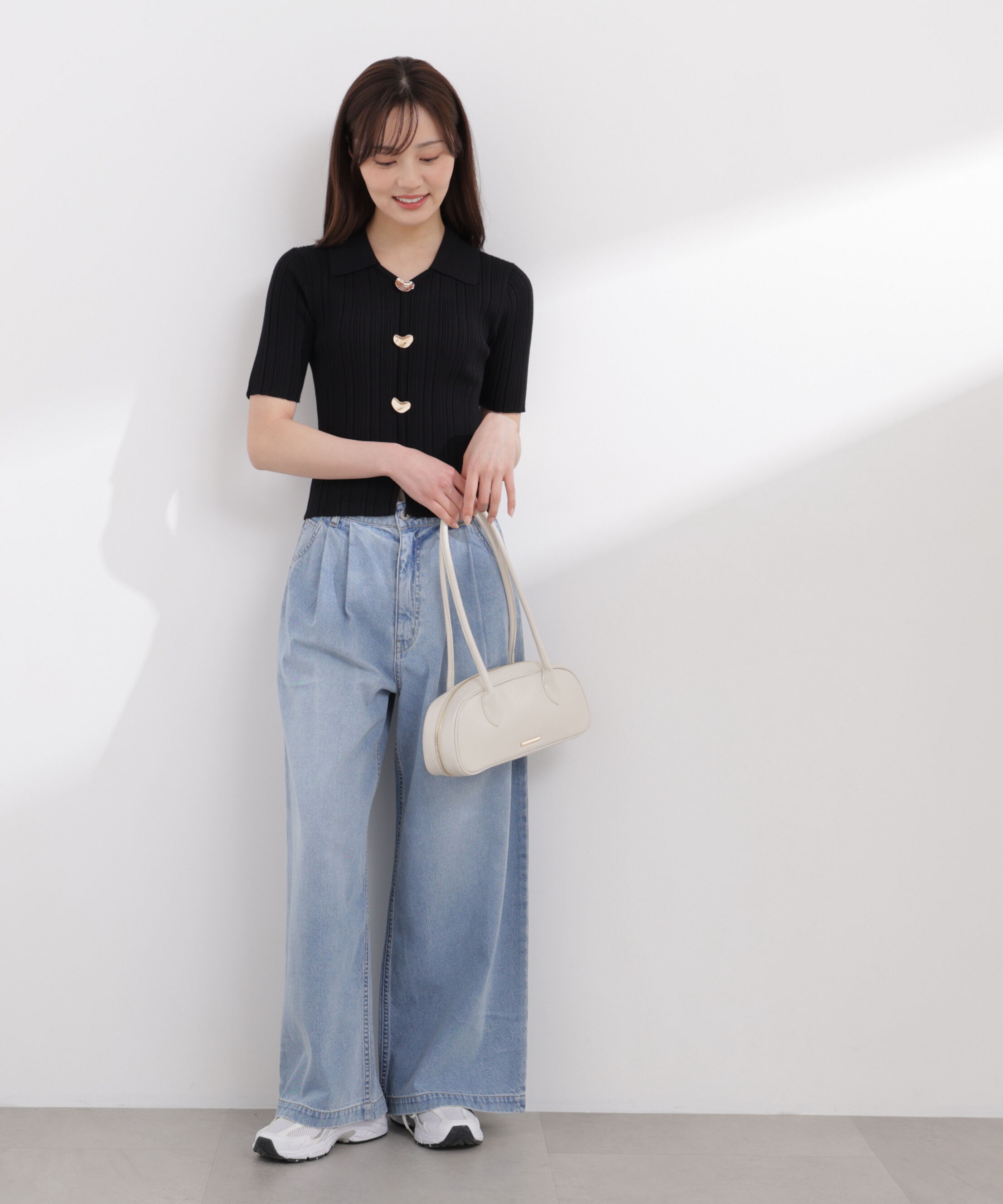 PROPORTION BODY DRESSING「〈a/mie〉ハイウエストタックバギーパンツ 26SS」|その他|