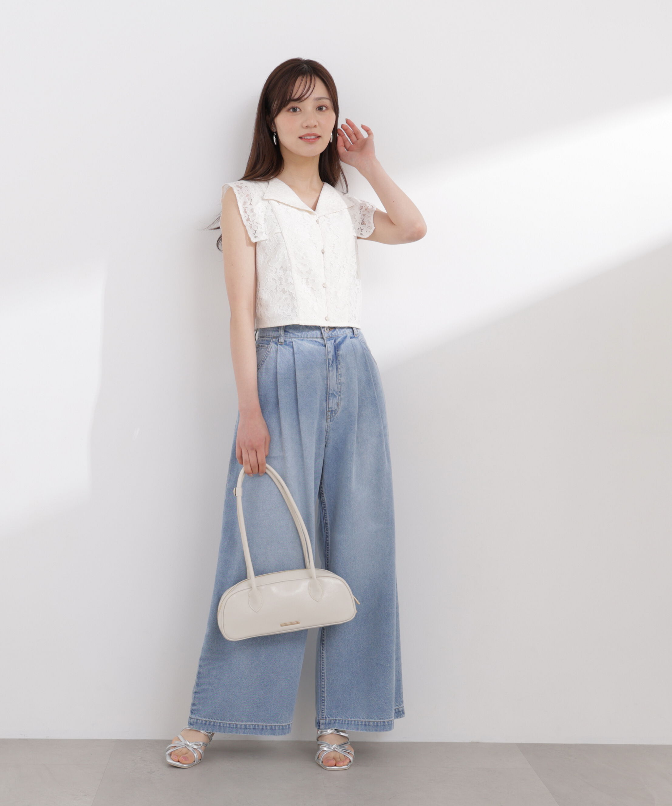 PROPORTION BODY DRESSING「〈a/mie〉ハイウエストタックバギーパンツ 26SS」|その他|