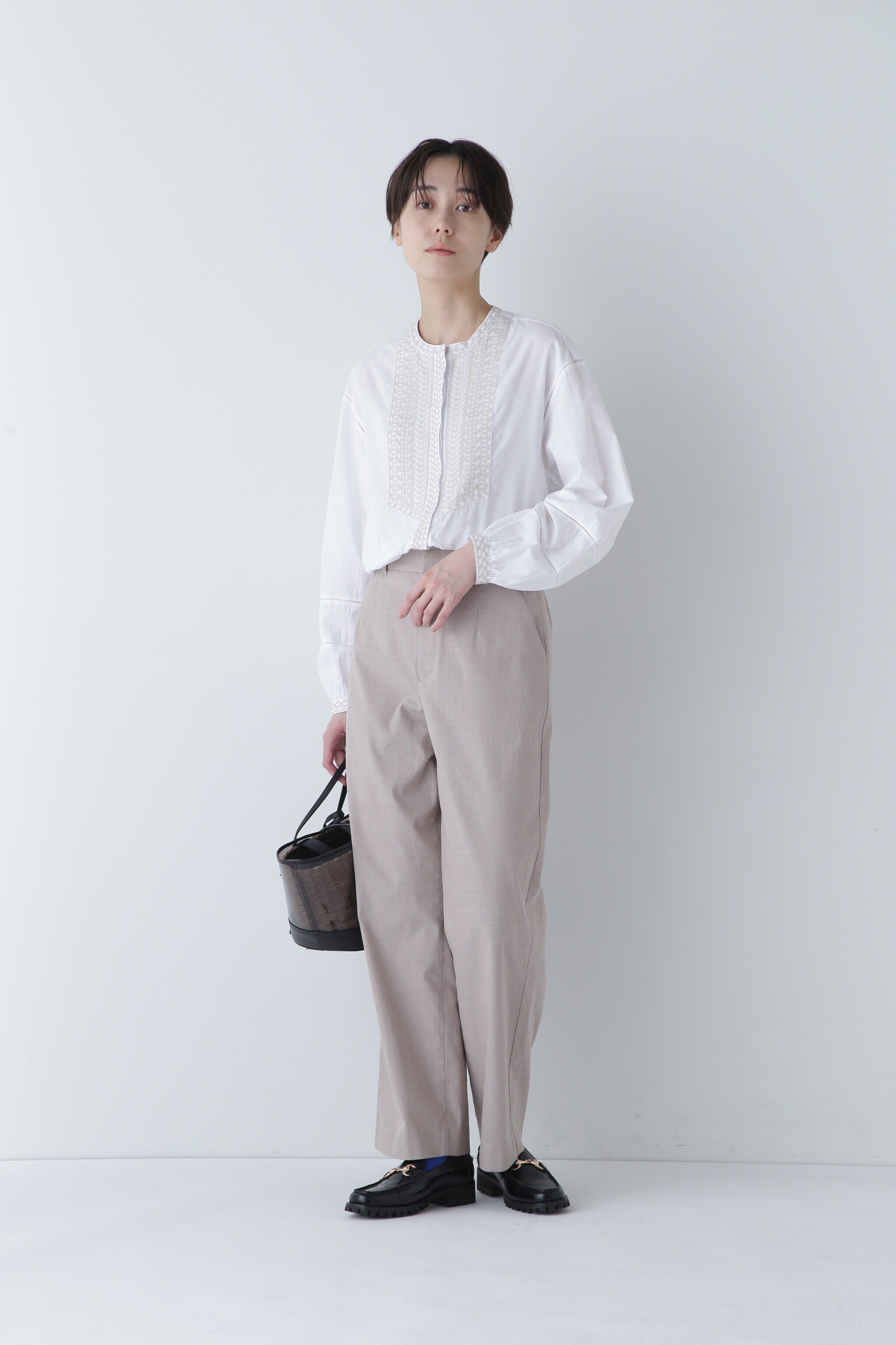  「◆先染めドビーストレッチパンツ」|その他|