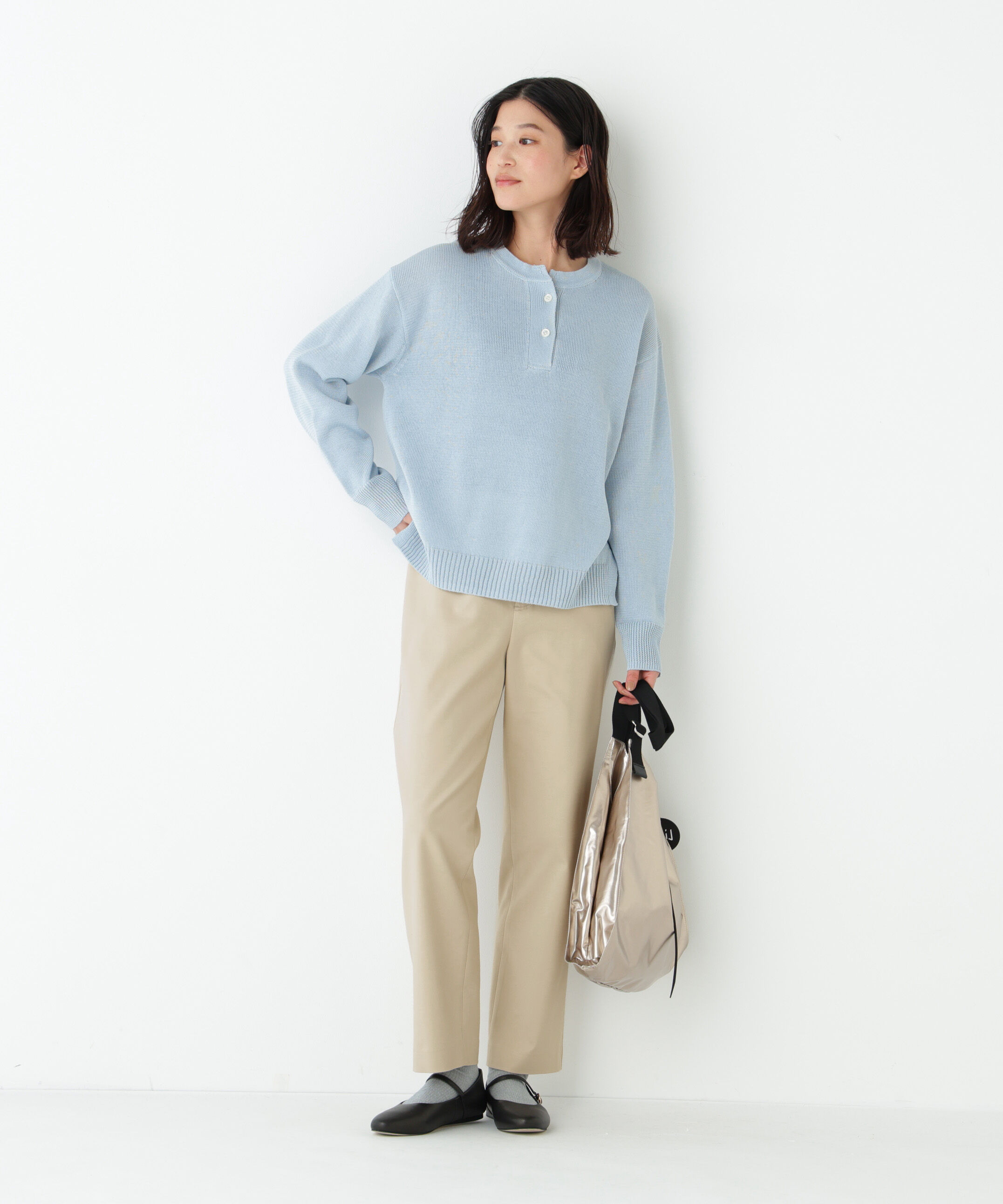  「◆《ウォッシャブル/ストレッチ素材》細身ストレッチストレートパンツ」|その他|