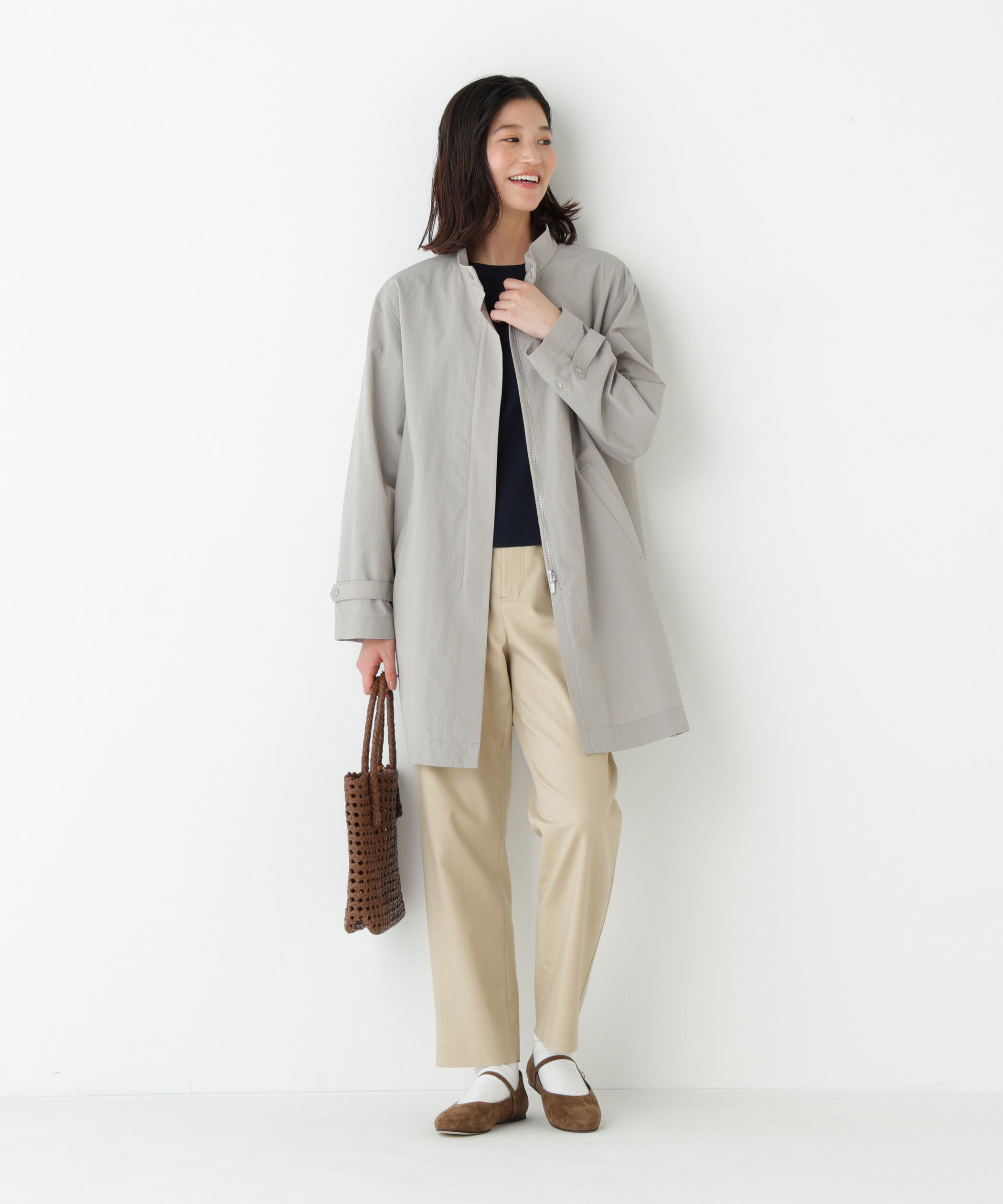  「◆《ウォッシャブル/ストレッチ素材》細身ストレッチストレートパンツ」|その他|