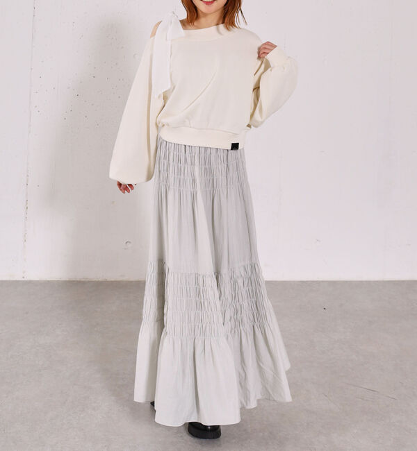 archives「シャーリングティアードＳＫ」|スカート|