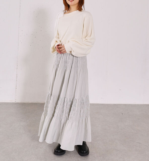 archives「シャーリングティアードＳＫ」|スカート|